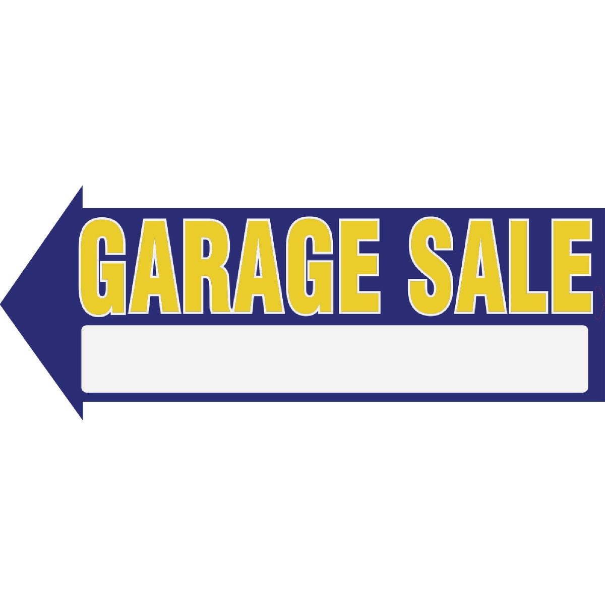 GARAGE SALE ARROW SIGN