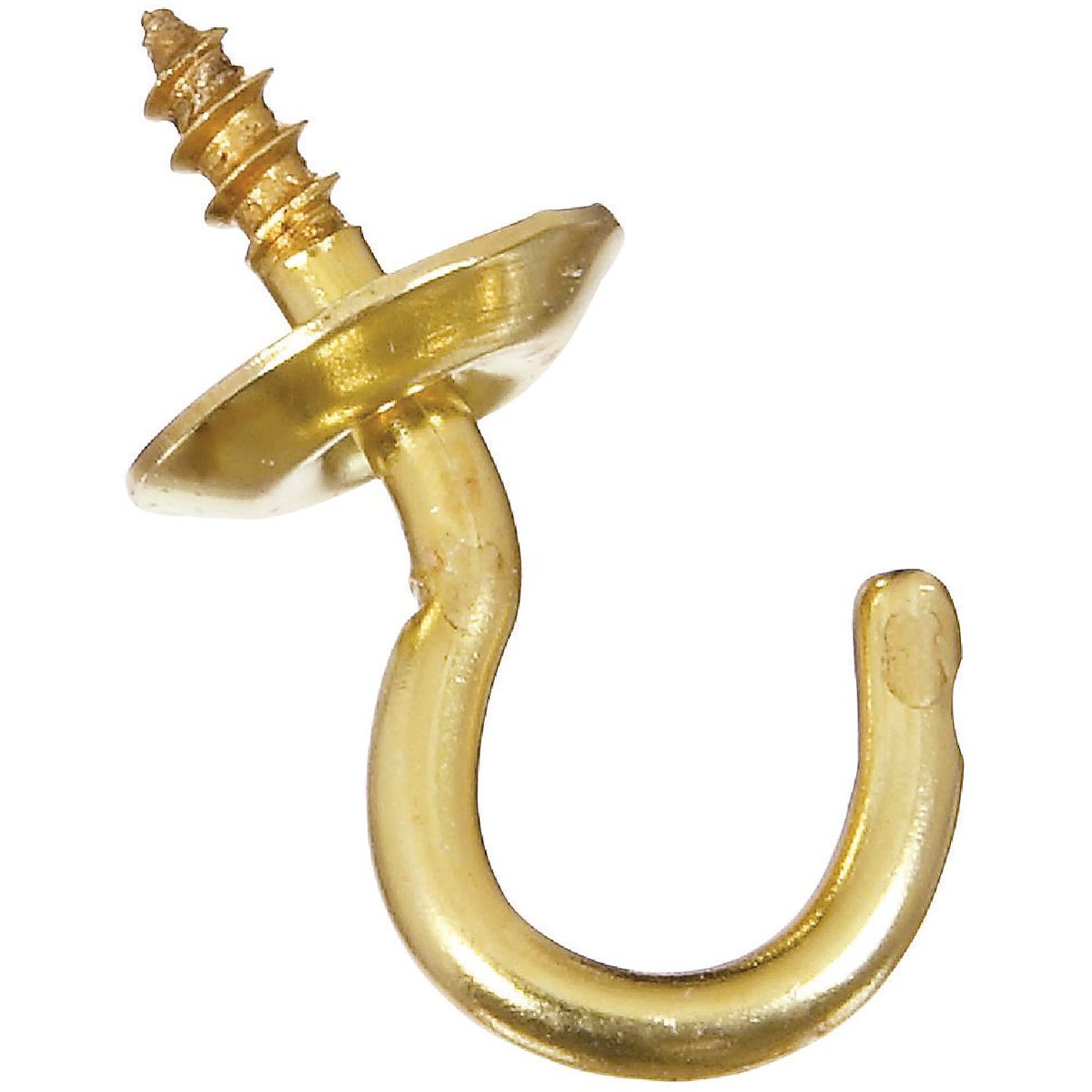 National 1/2 In. Solid Brass Cup Hook Bulk
