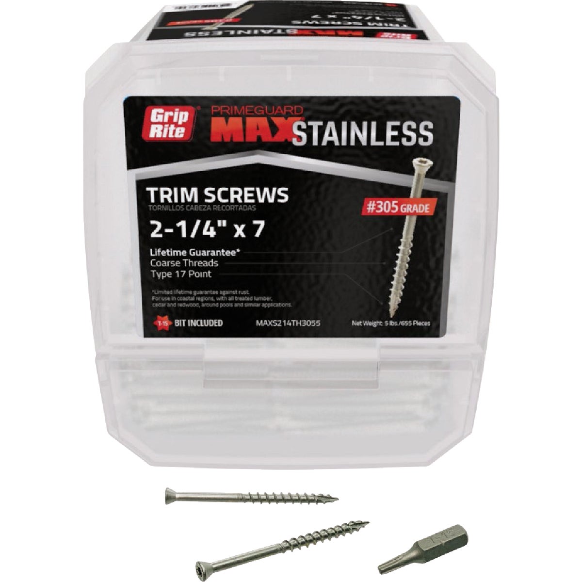 5LB 2-1/4" TRIM SCREW