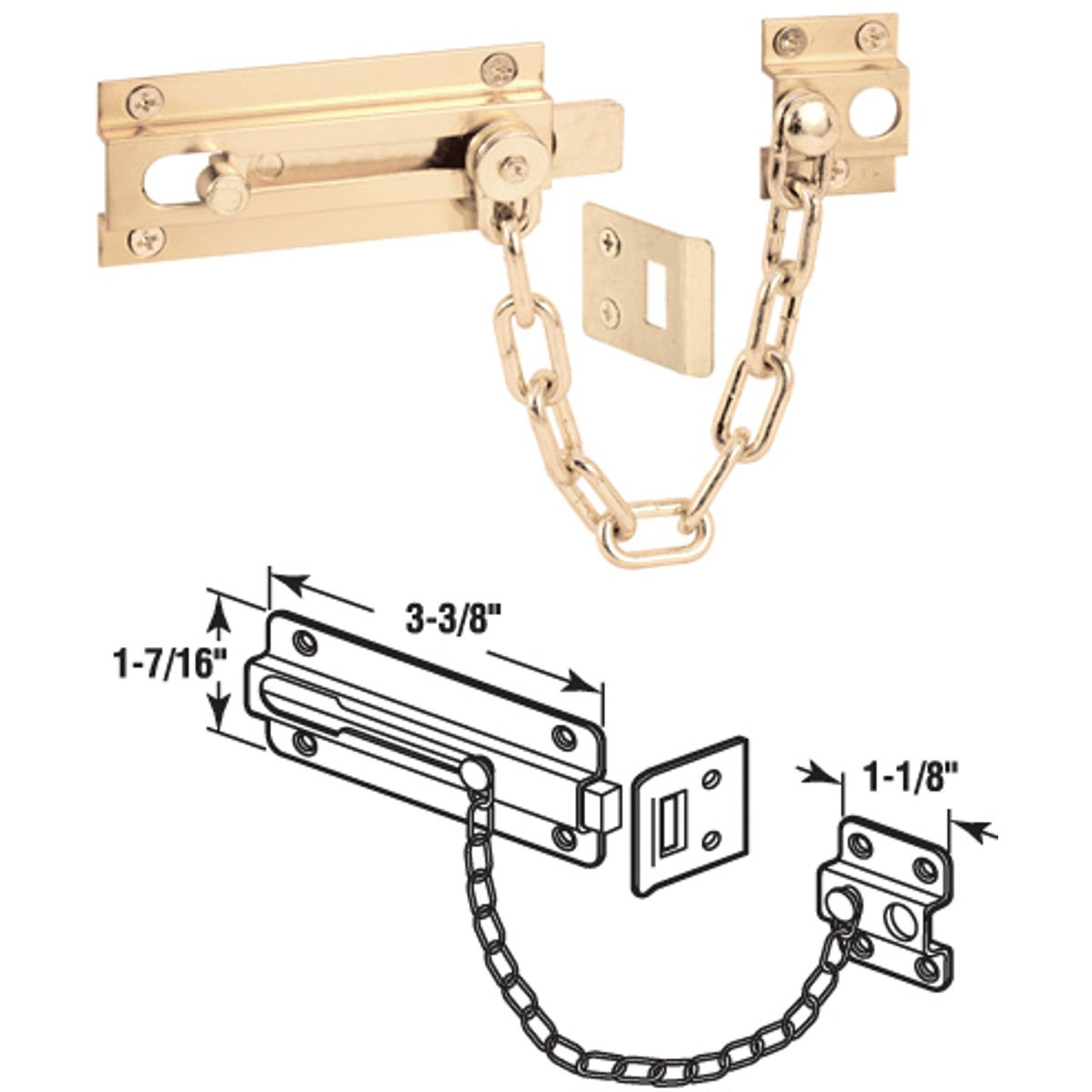 PB GUARD DOOR BOLT