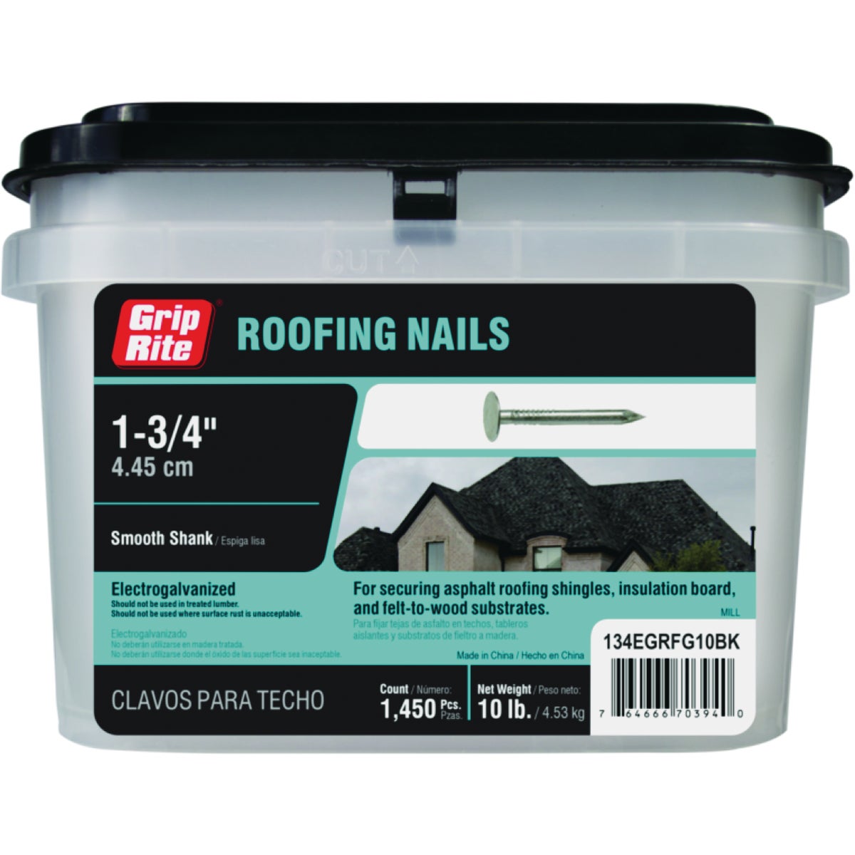 10LB 1-3/4" EG ROOF NAIL