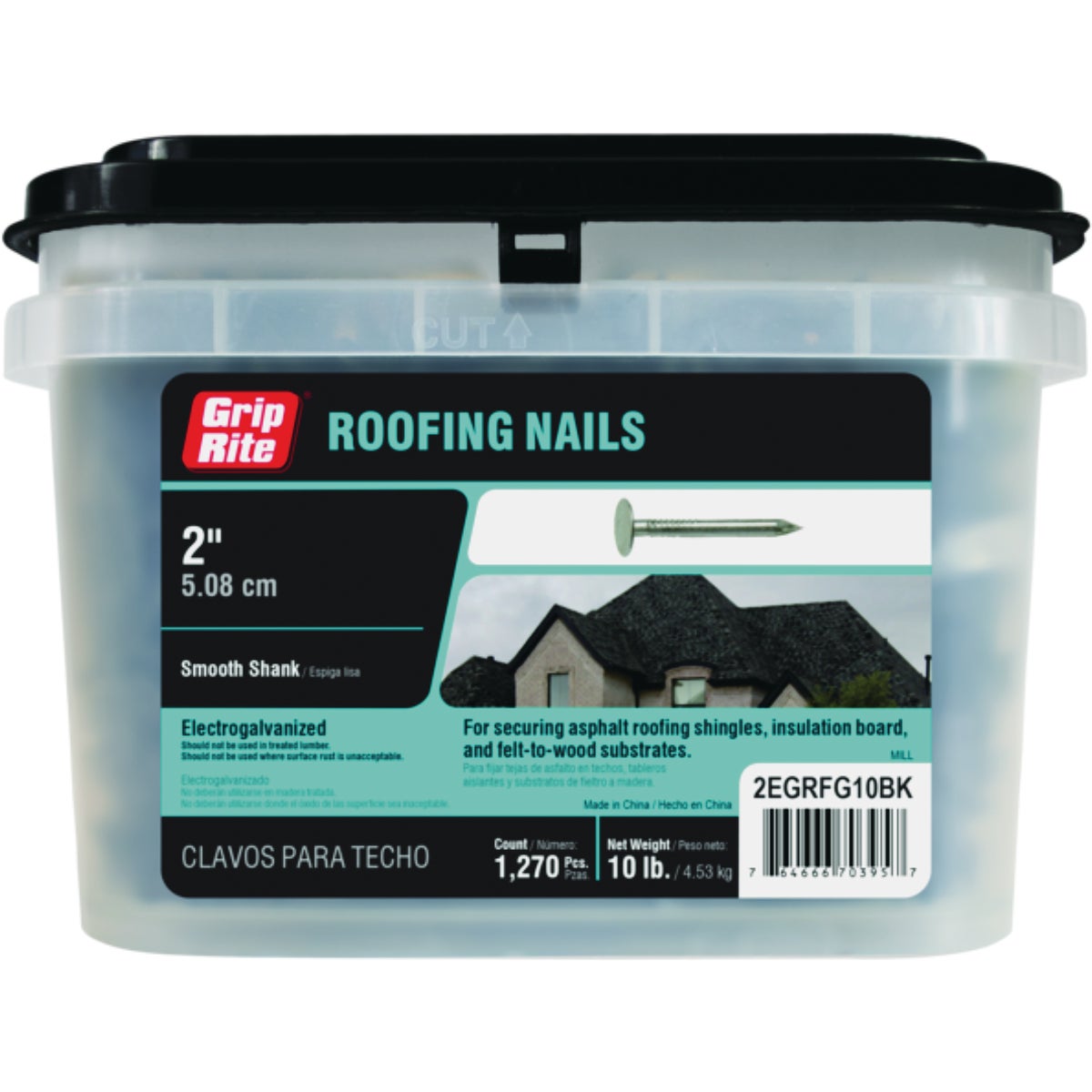 10LB 2" EG ROOF NAIL