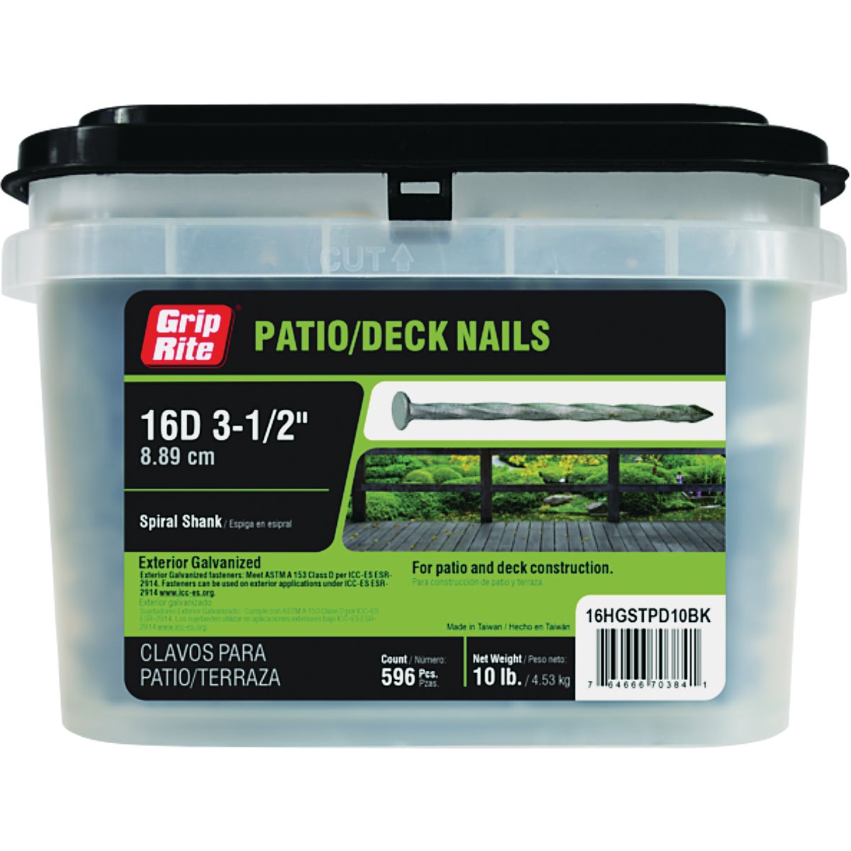 10LB HG 16D DECK NAIL