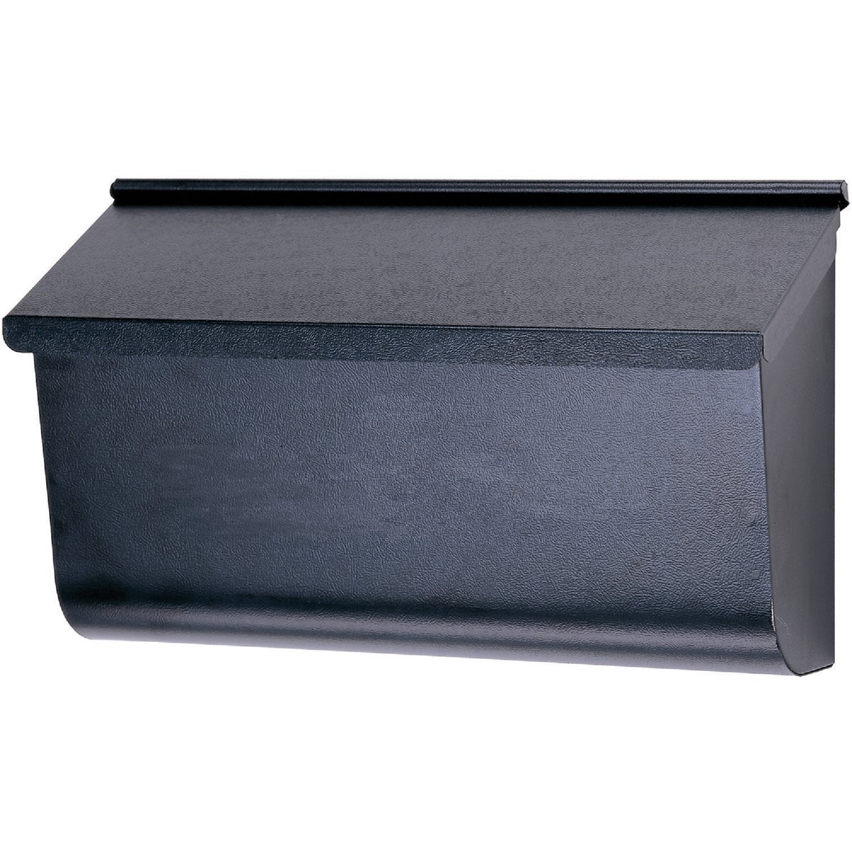 BLK HORZNTL WALL MAILBOX