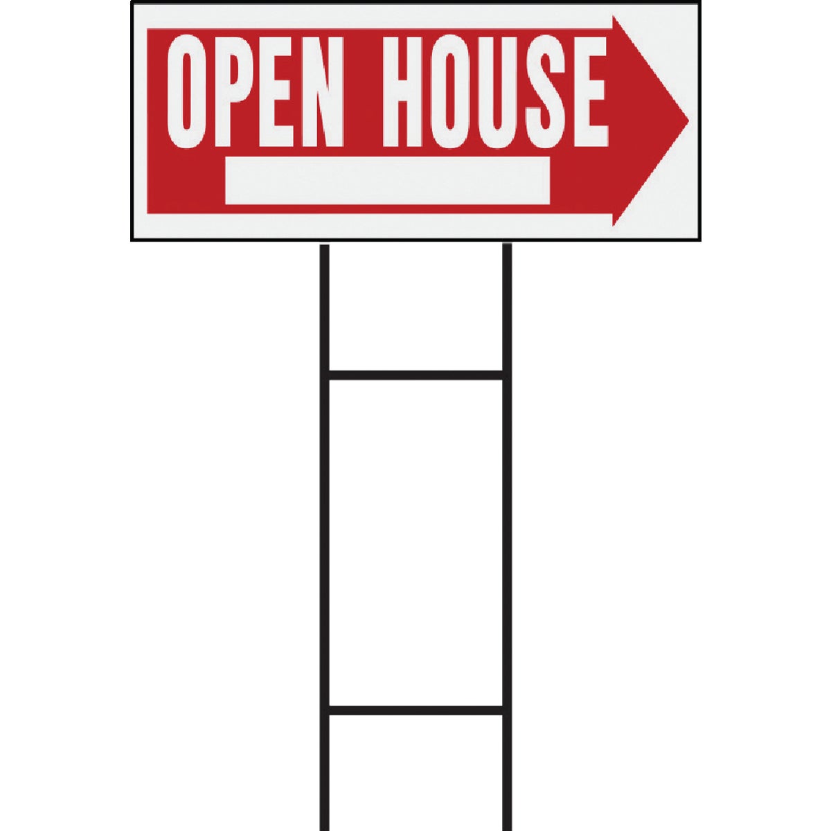 Hy-Ko Corrugated Plastic Sign, Open House 240338