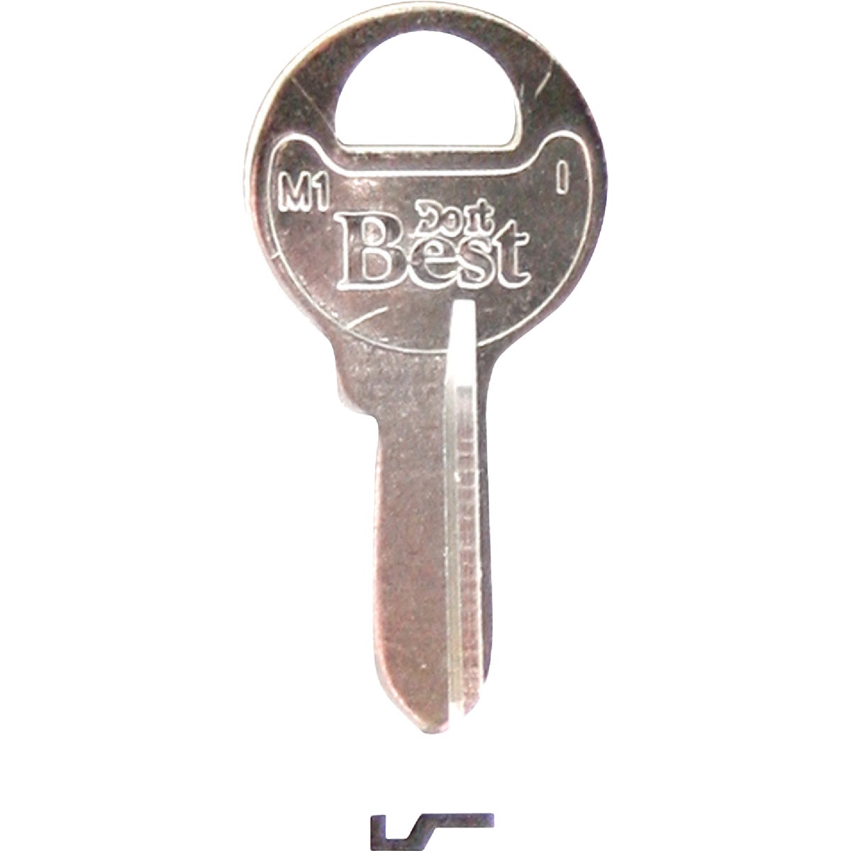 Do it Best Master Nickel Plated Padlock Key, M1 (250-Pack) 245410