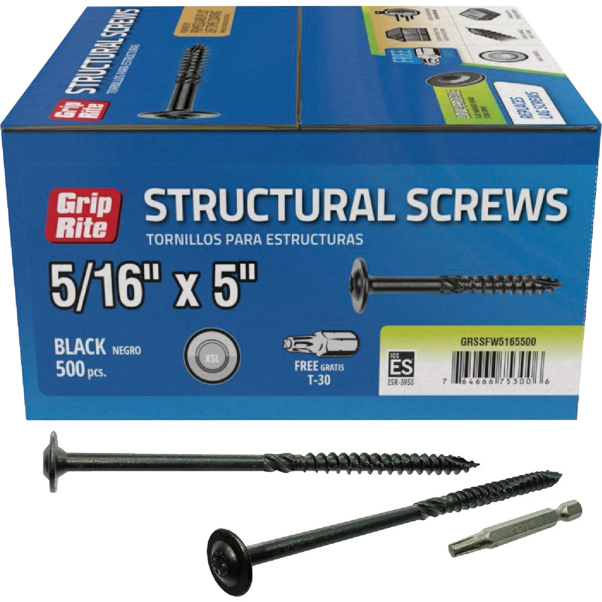 50CT 5/16X5 STRUC SCREW