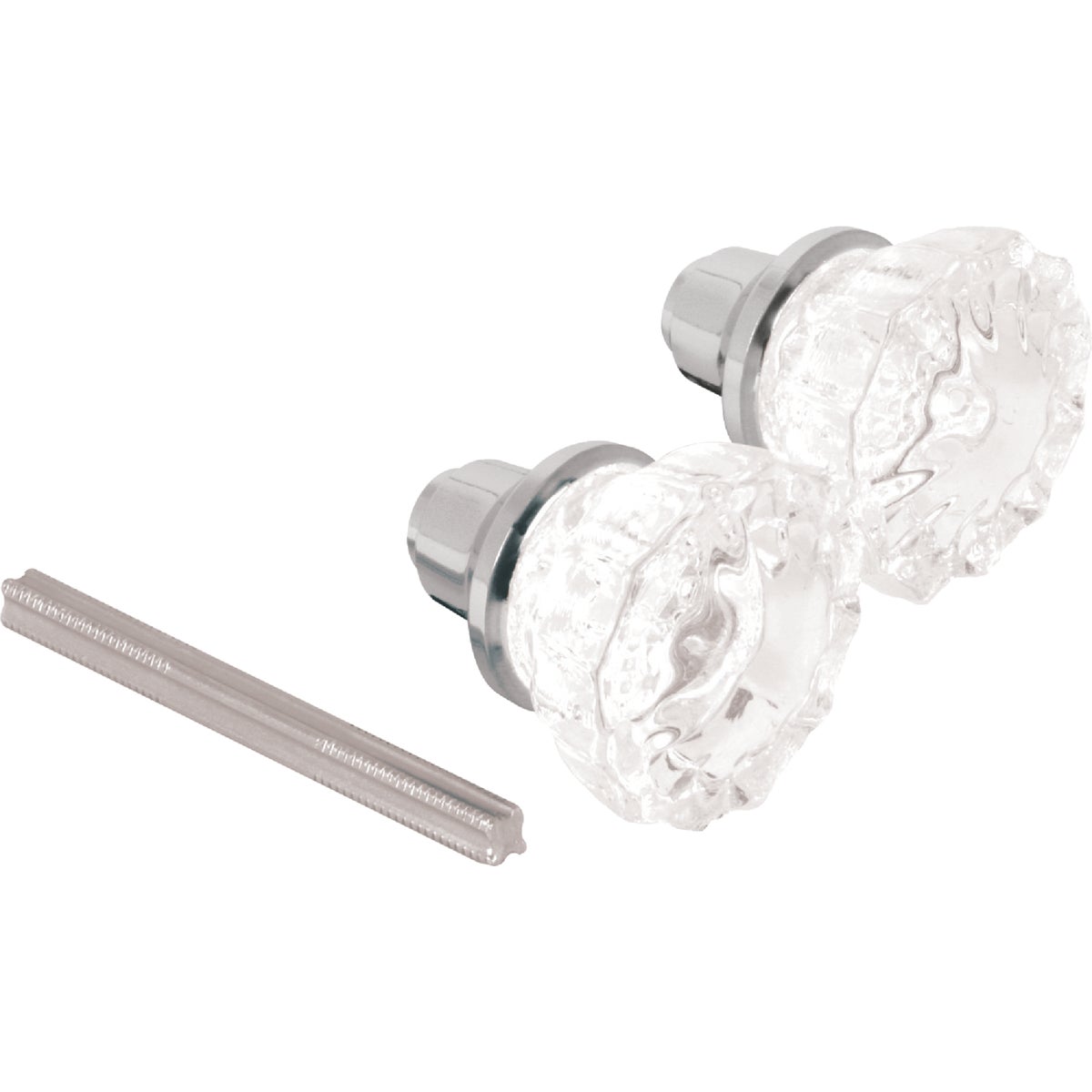 SN GLASS DOOR KNOB SET