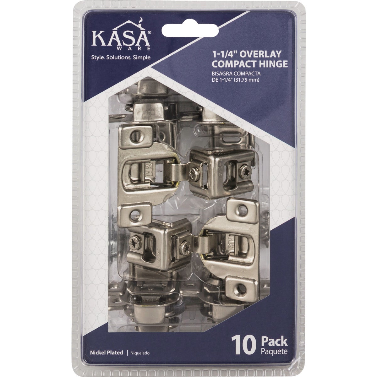 10PK 1.25" COMPACT HINGE