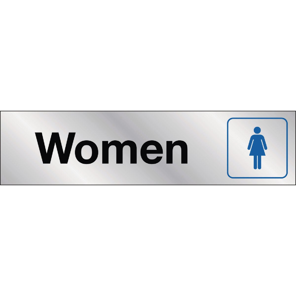 2X8 WMN RESTROOM SIGN