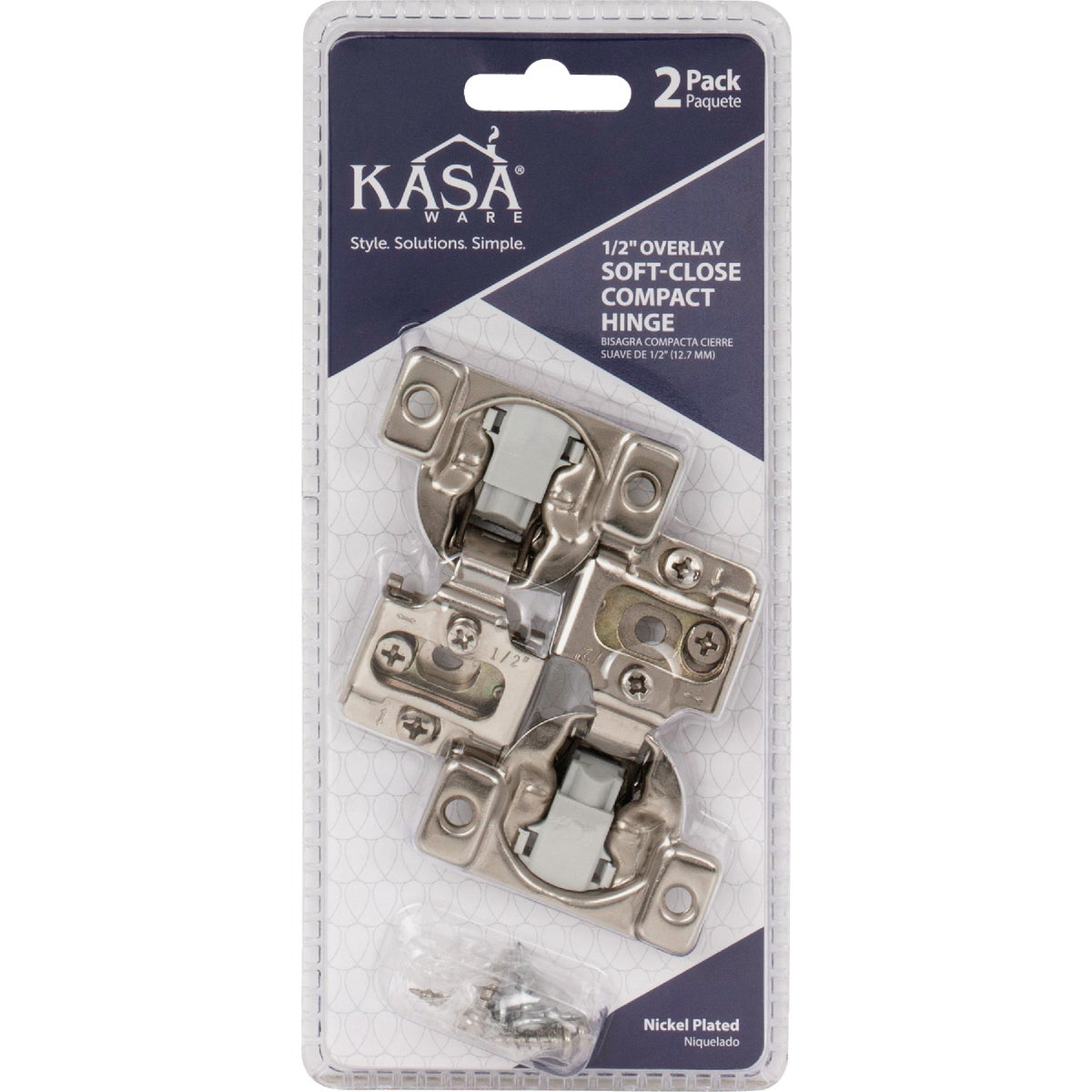 2PK 1/2 SC COMPACT HINGE