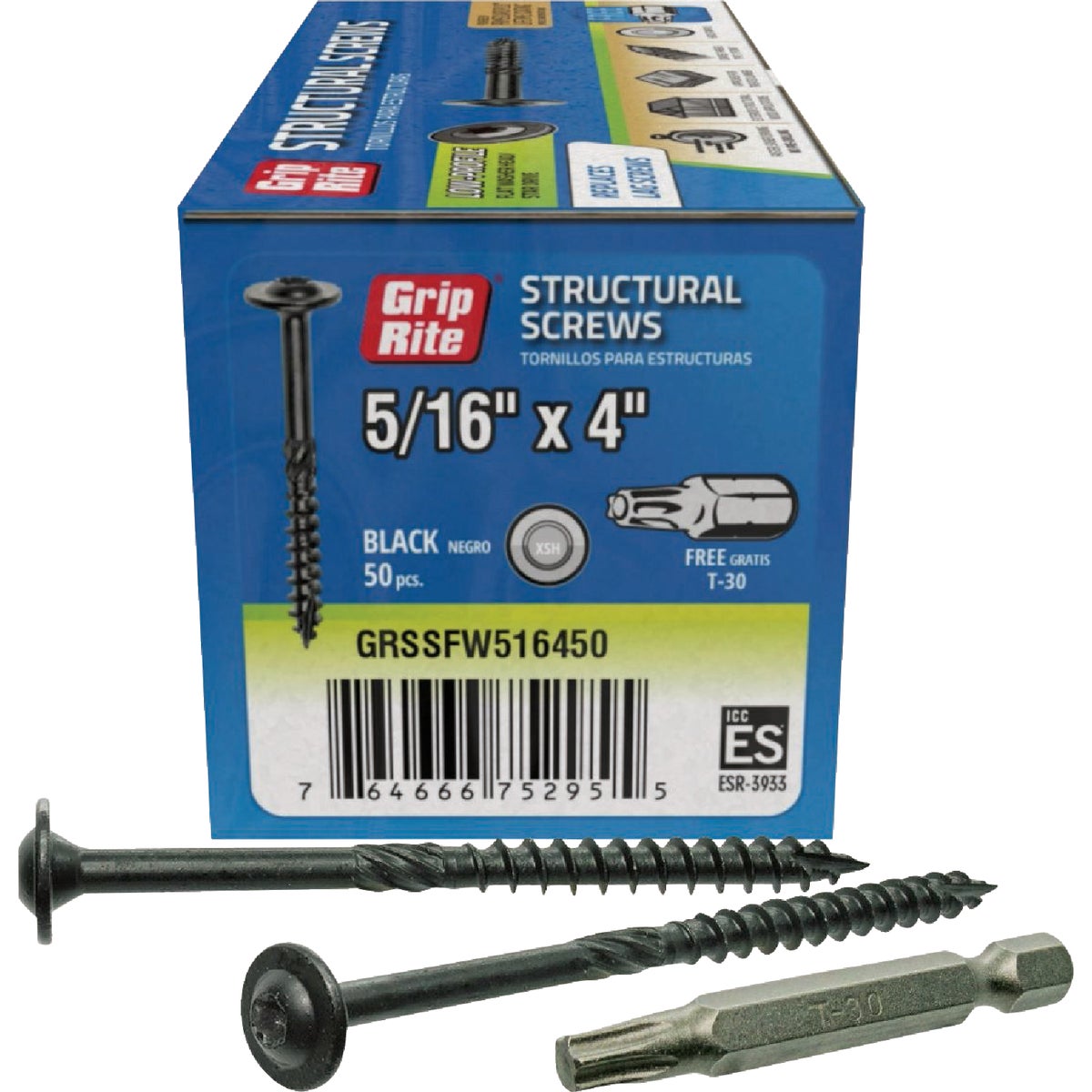 50CT 5/16X4 STRUC SCREW