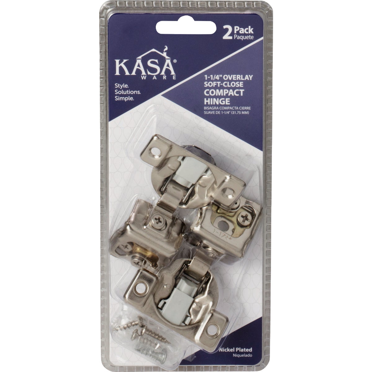 2PK 1.25SC COMPACT HINGE