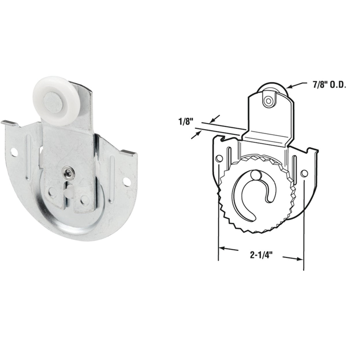 BI-FOLD DR FT&BK ROLLERS