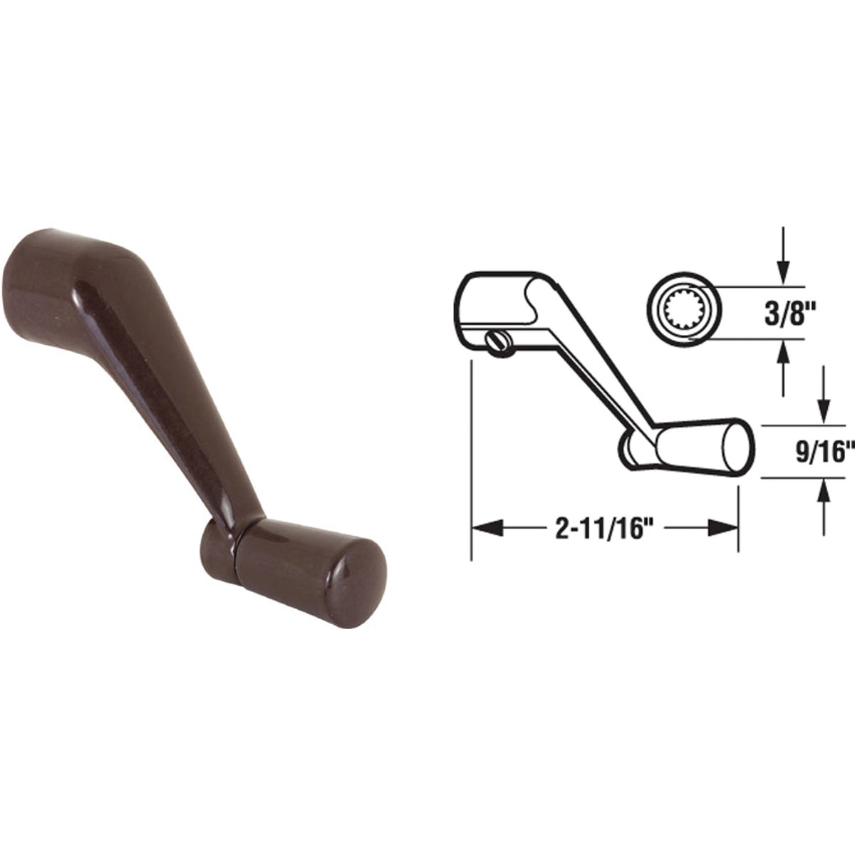 CASEMT OPER CRANK HANDLE