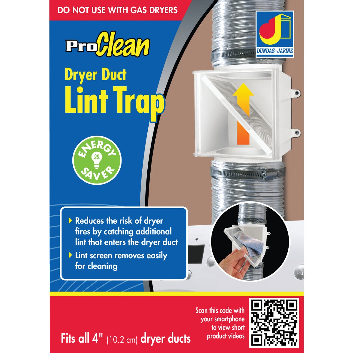 Dryer Duct Lint Trap