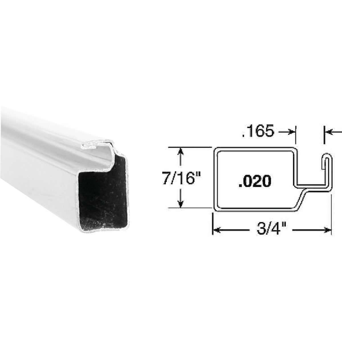 3/4X7/16X94WHT SCN FRAME