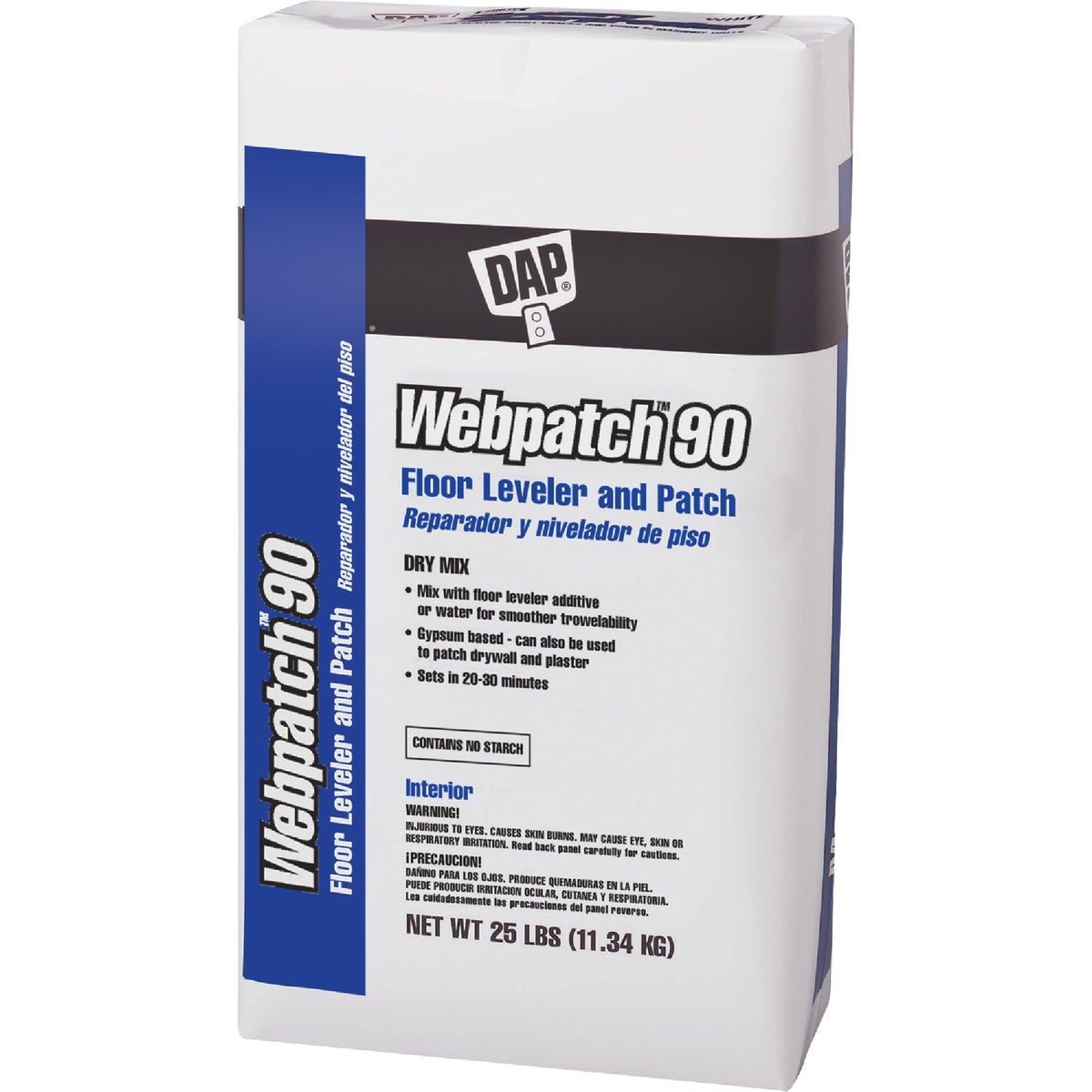 DAP Webpatch 90 Floor Leveler and Patch, Off White, 25 Lbs. 263575