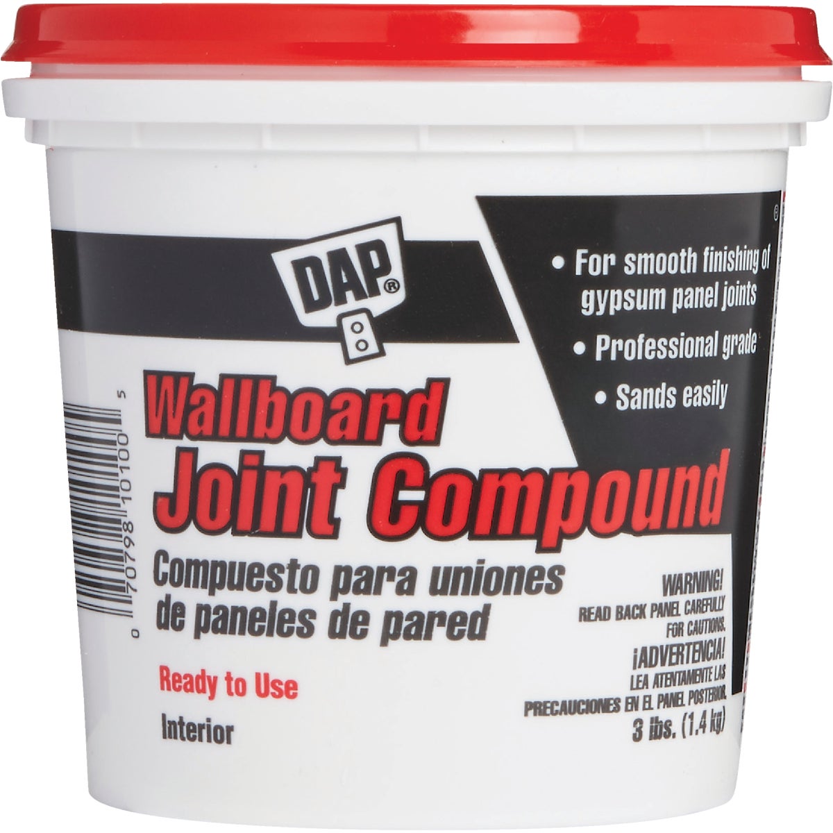 Dap 3 Lb. Pre-Mixed Latex Wallboard Drywall Joint Compound 266353