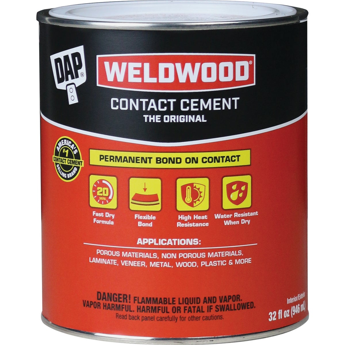 DAP Weldwood Qt. The Original Contact Cement 272337
