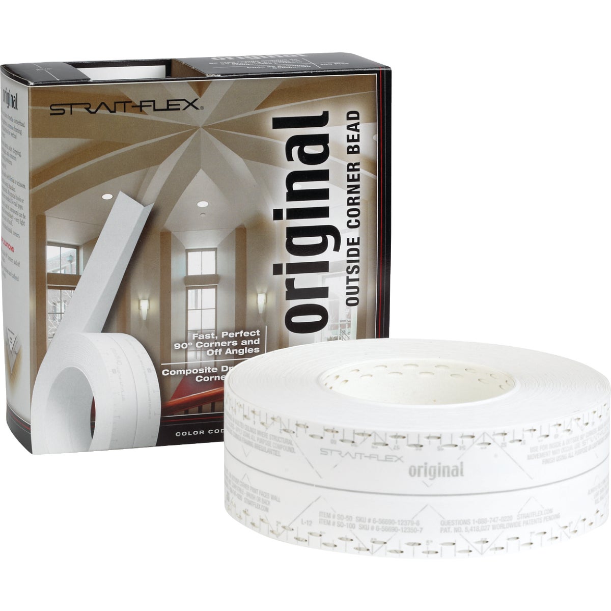 Strait-Flex Original Outside Corner Bead Drywall Tape 287806