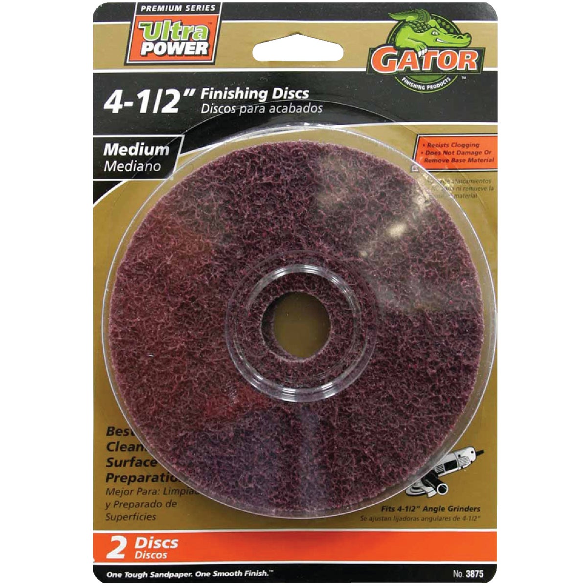 2PK 4-1/2" MEDIUM DISC