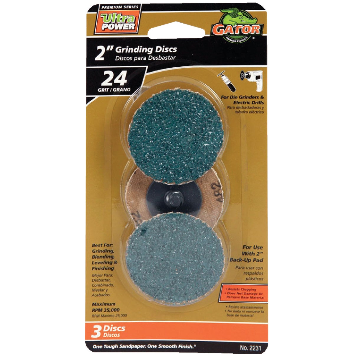 2" 24 GR GINDING DISC