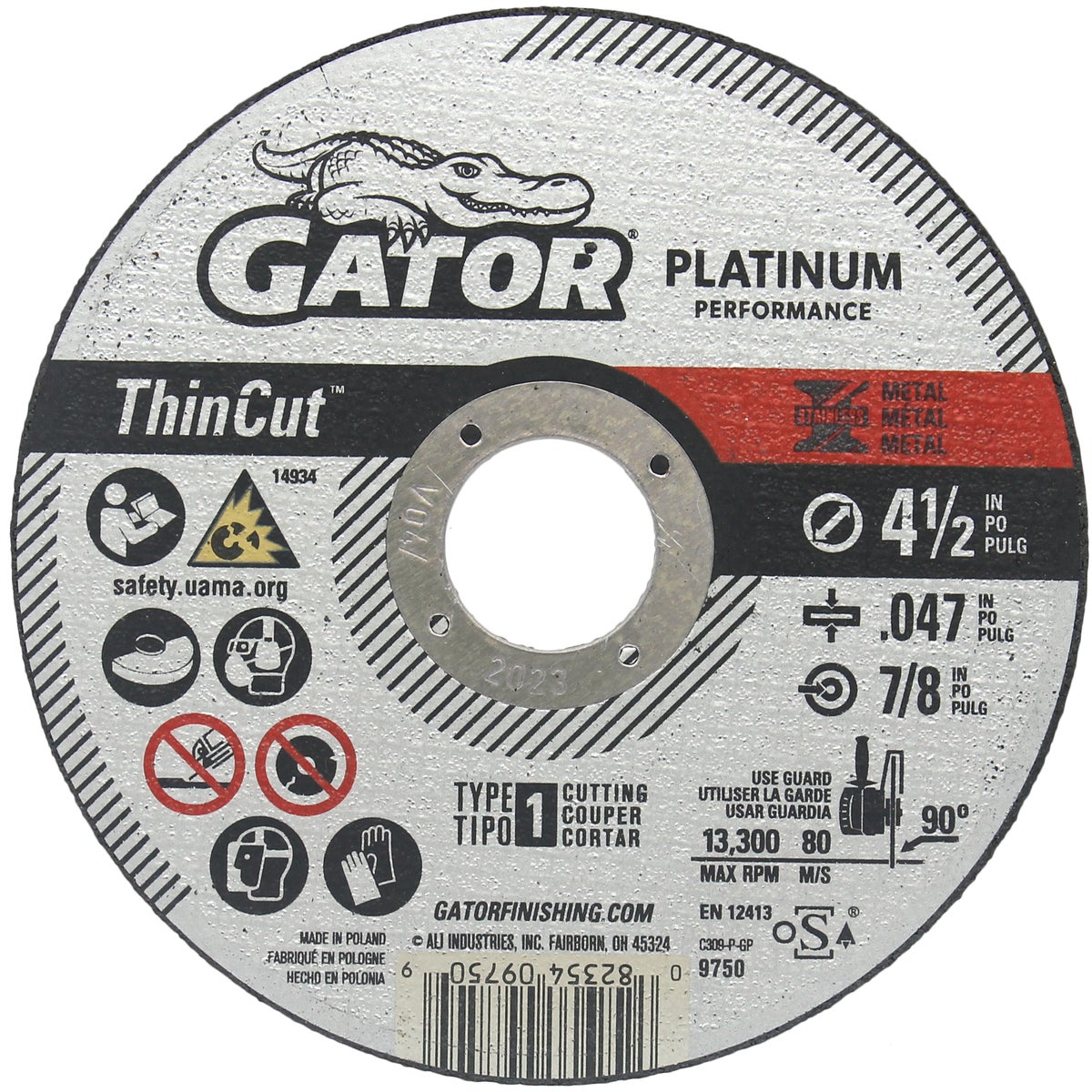4.5X.047X7/8 METAL WHEEL