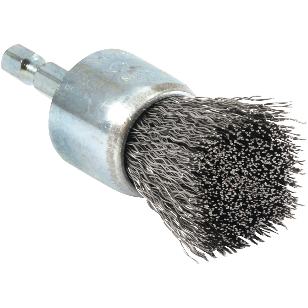 Crimped Wire End Drill-Mounted Wire Brush 300790