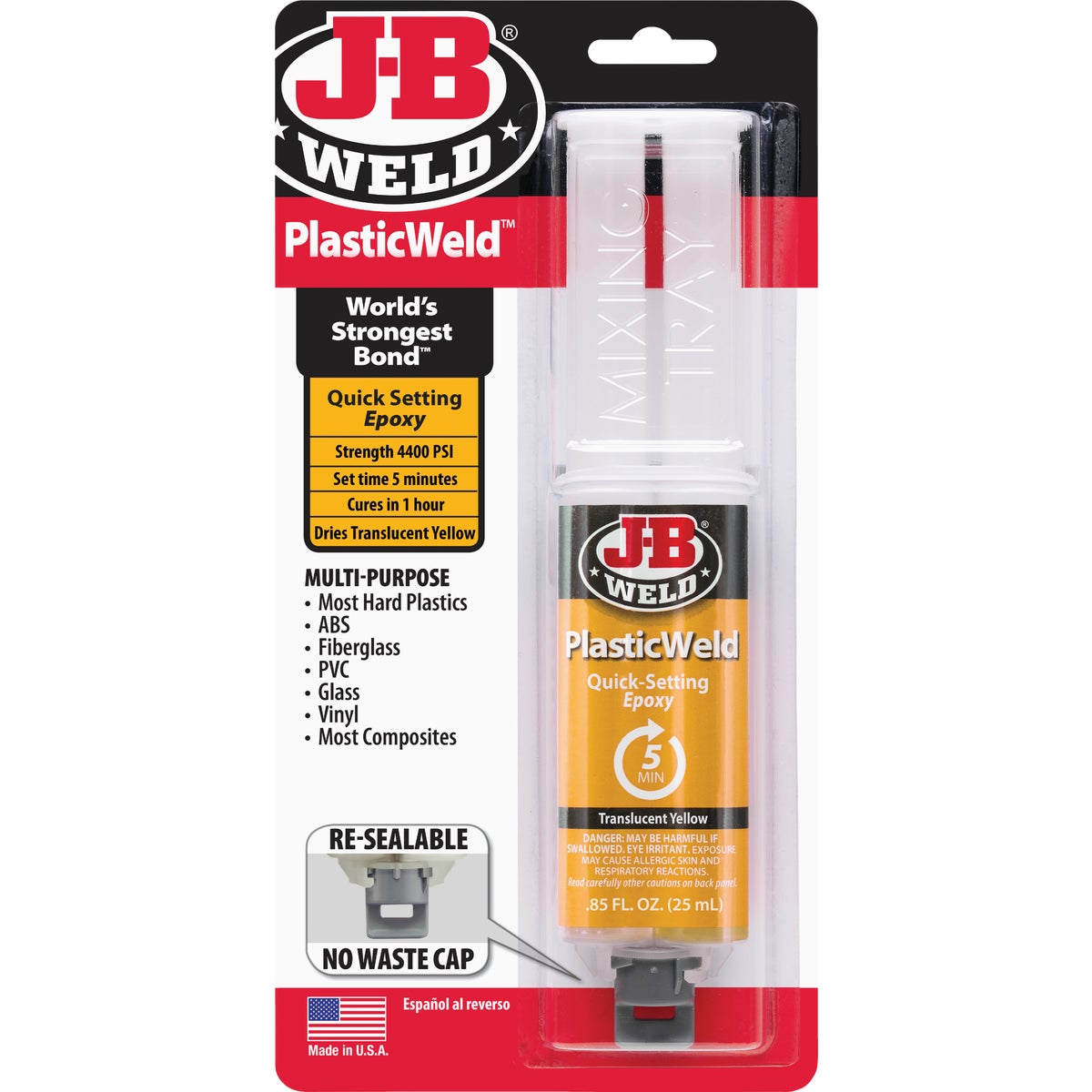 JB Weld PlasticWeld Epoxy 301556
