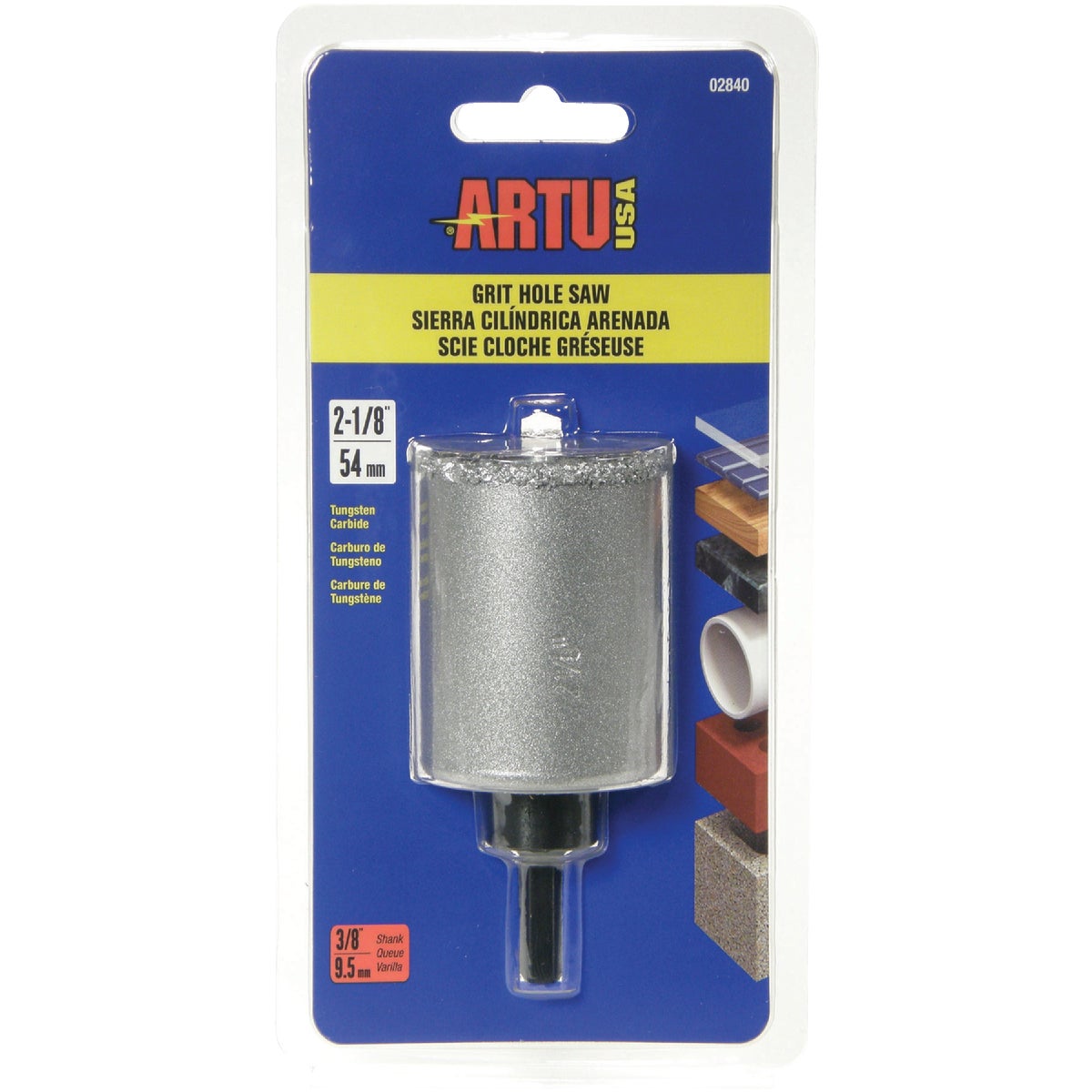 2-1/8" TC GRIT HOLE SAW