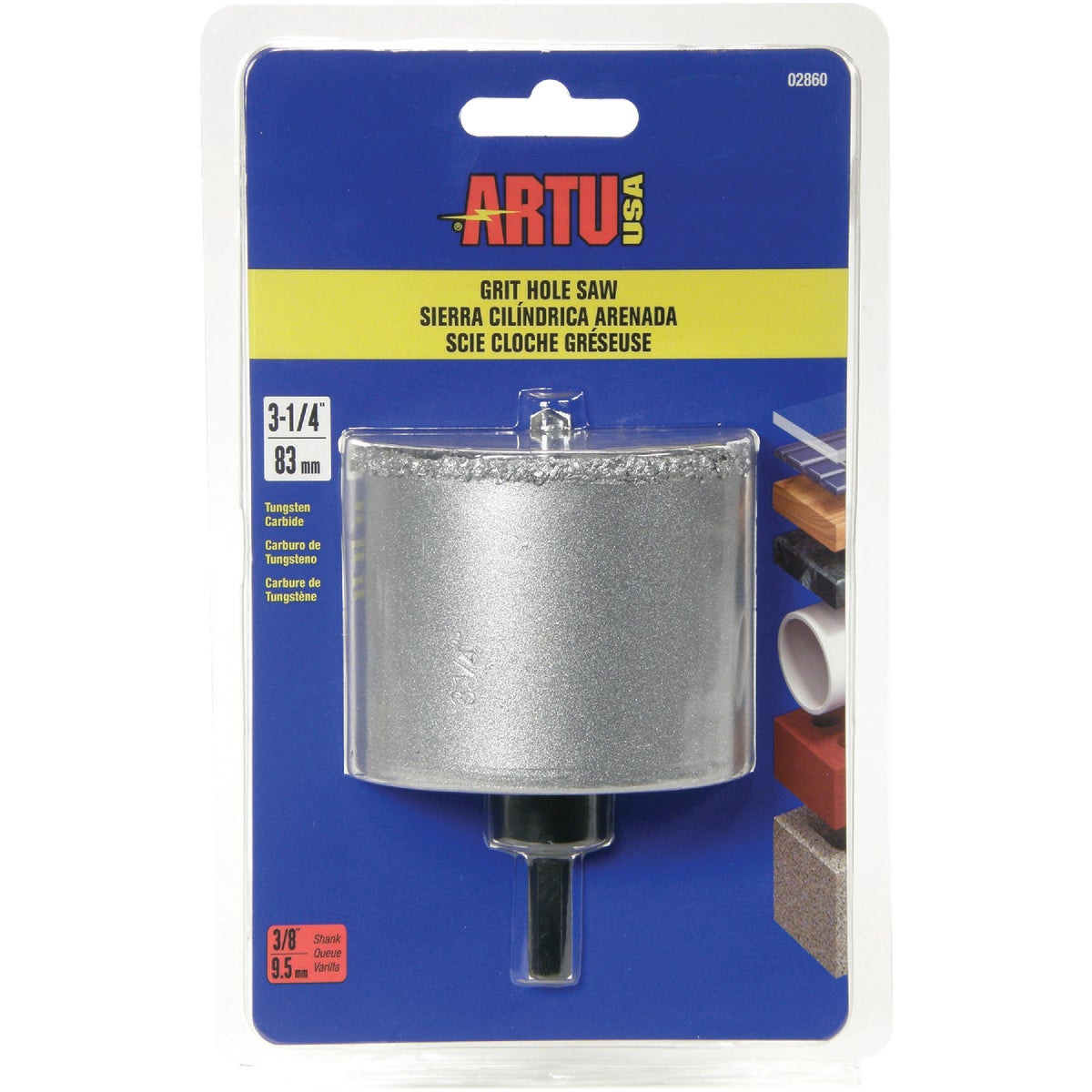 3-1/4" TC GRIT HOLE SAW