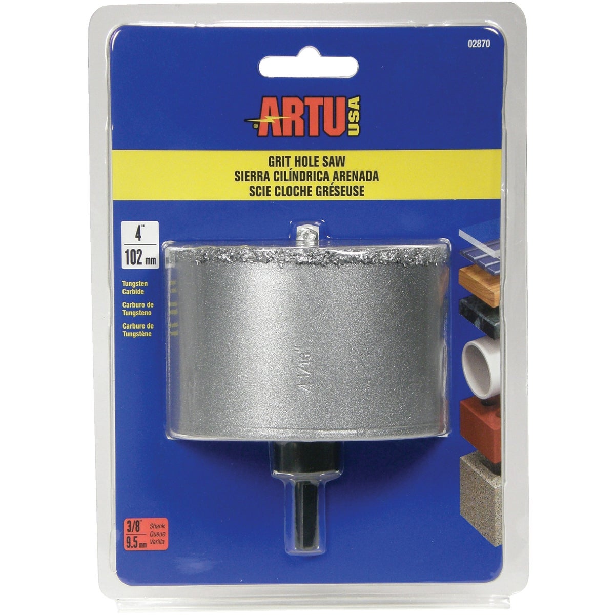 4" TC GRIT HOLE SAW