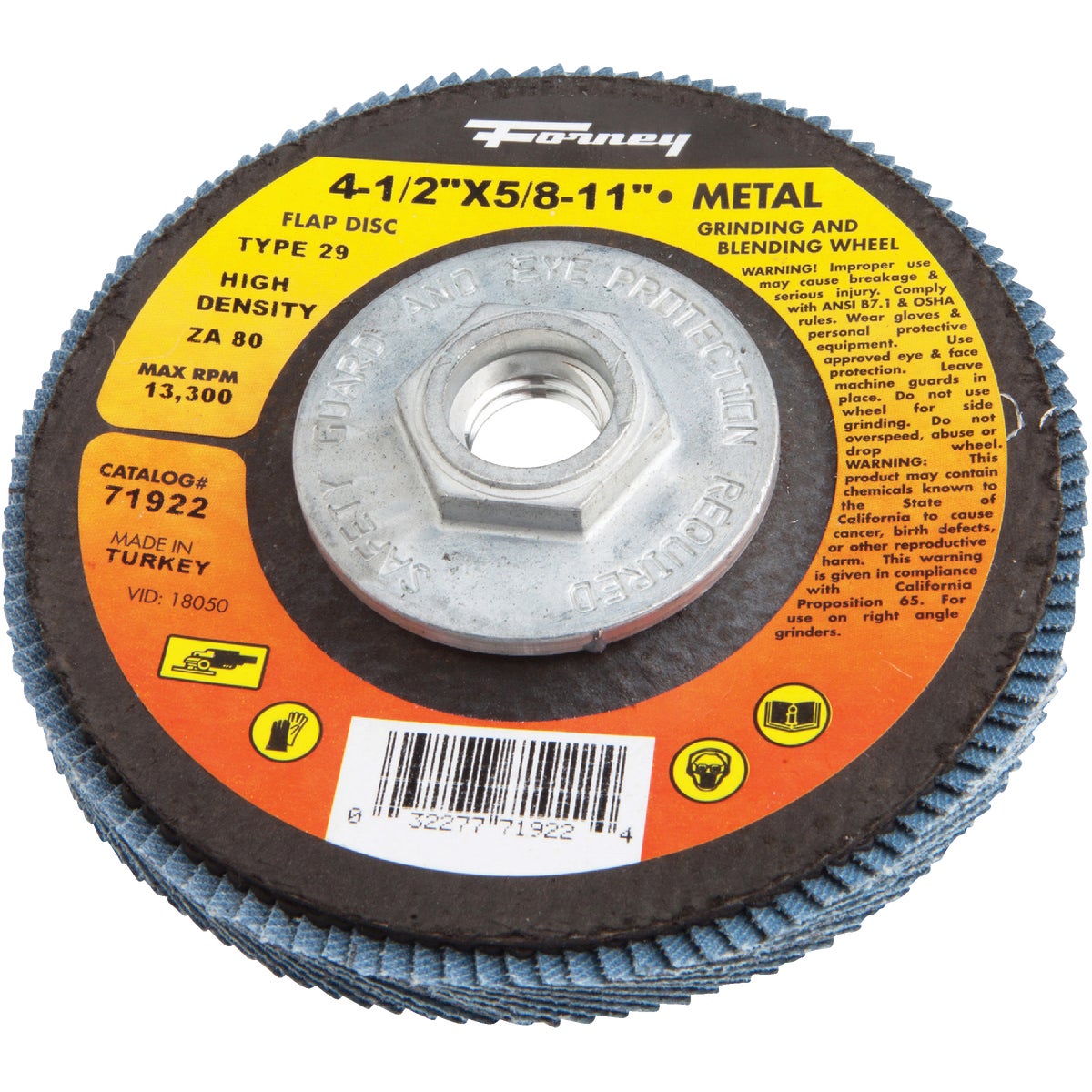 80G BLUE ZIR FLAP DISC