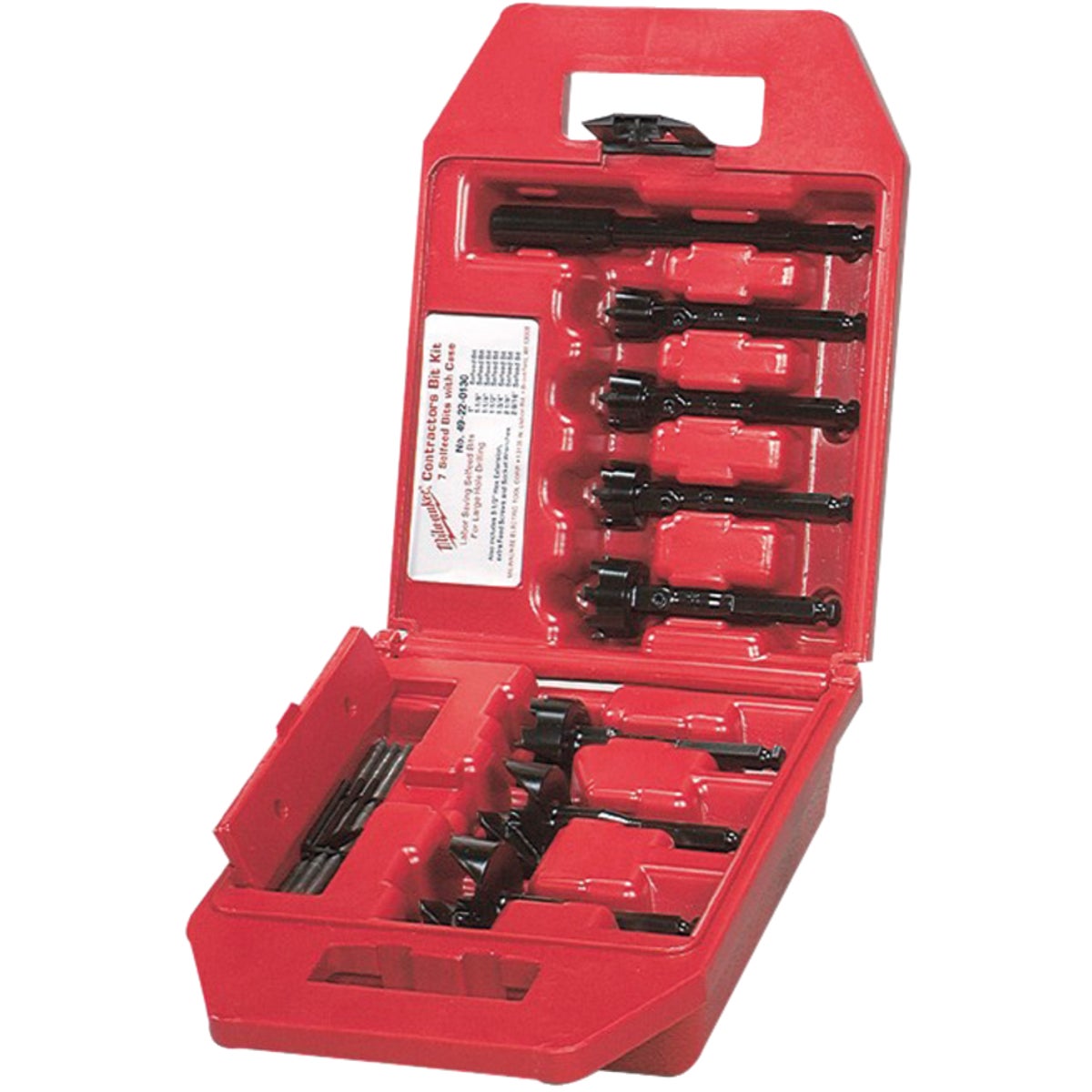 7PC SELF-FEED BIT SET