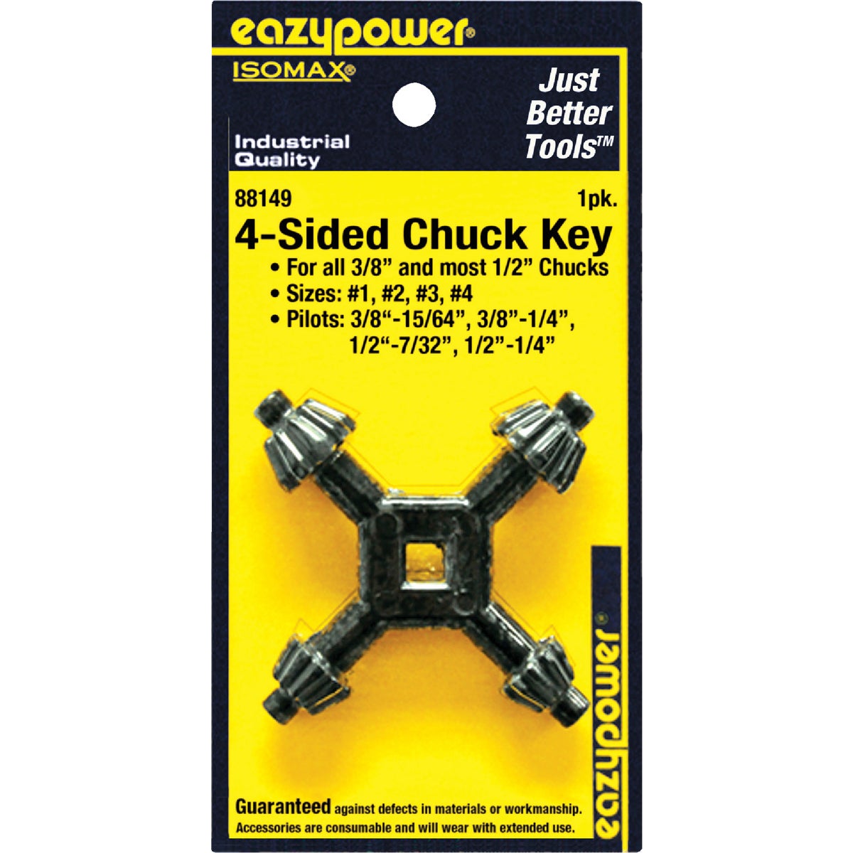 4-SIDED CHUCK KEY