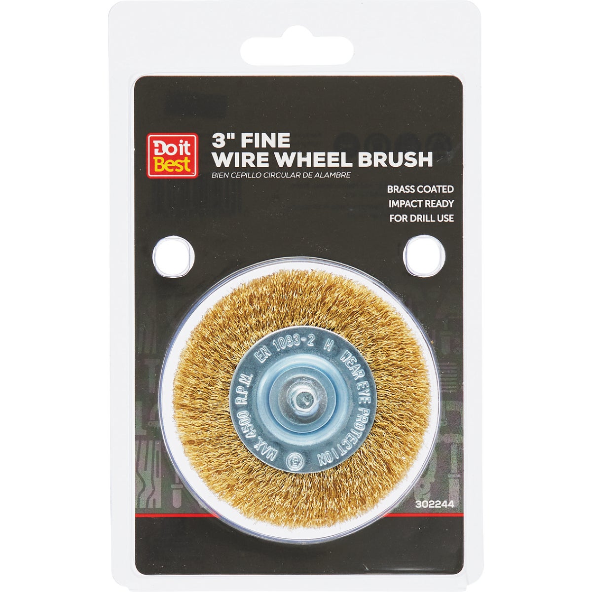 Drill-Mounted Wire Wheel