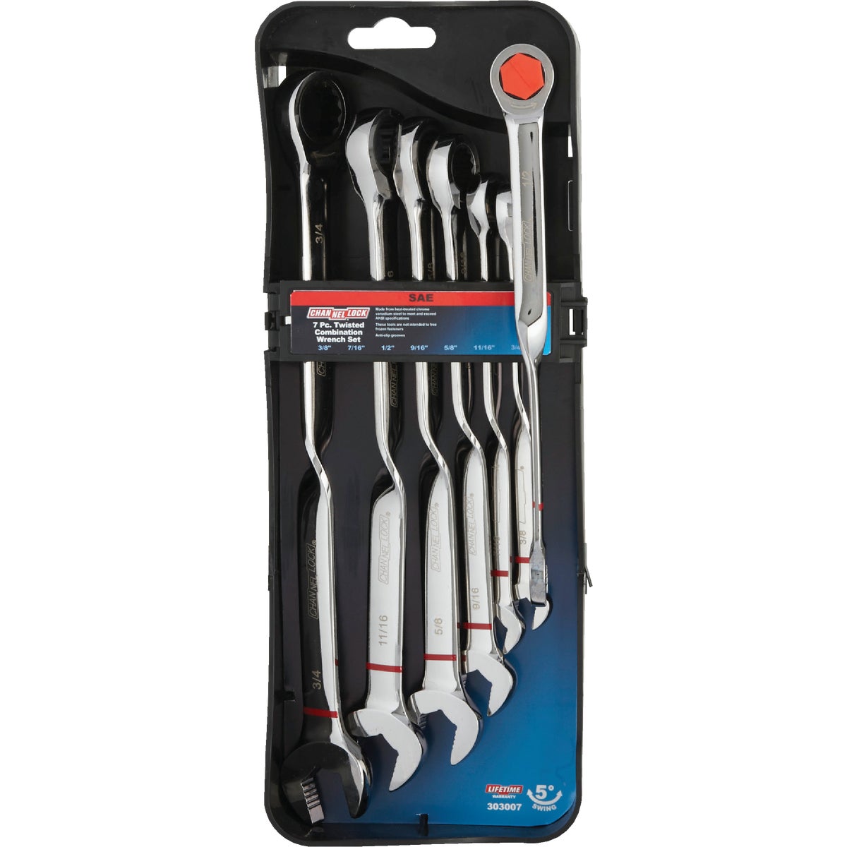 Ratcheting Combination Wrench Set