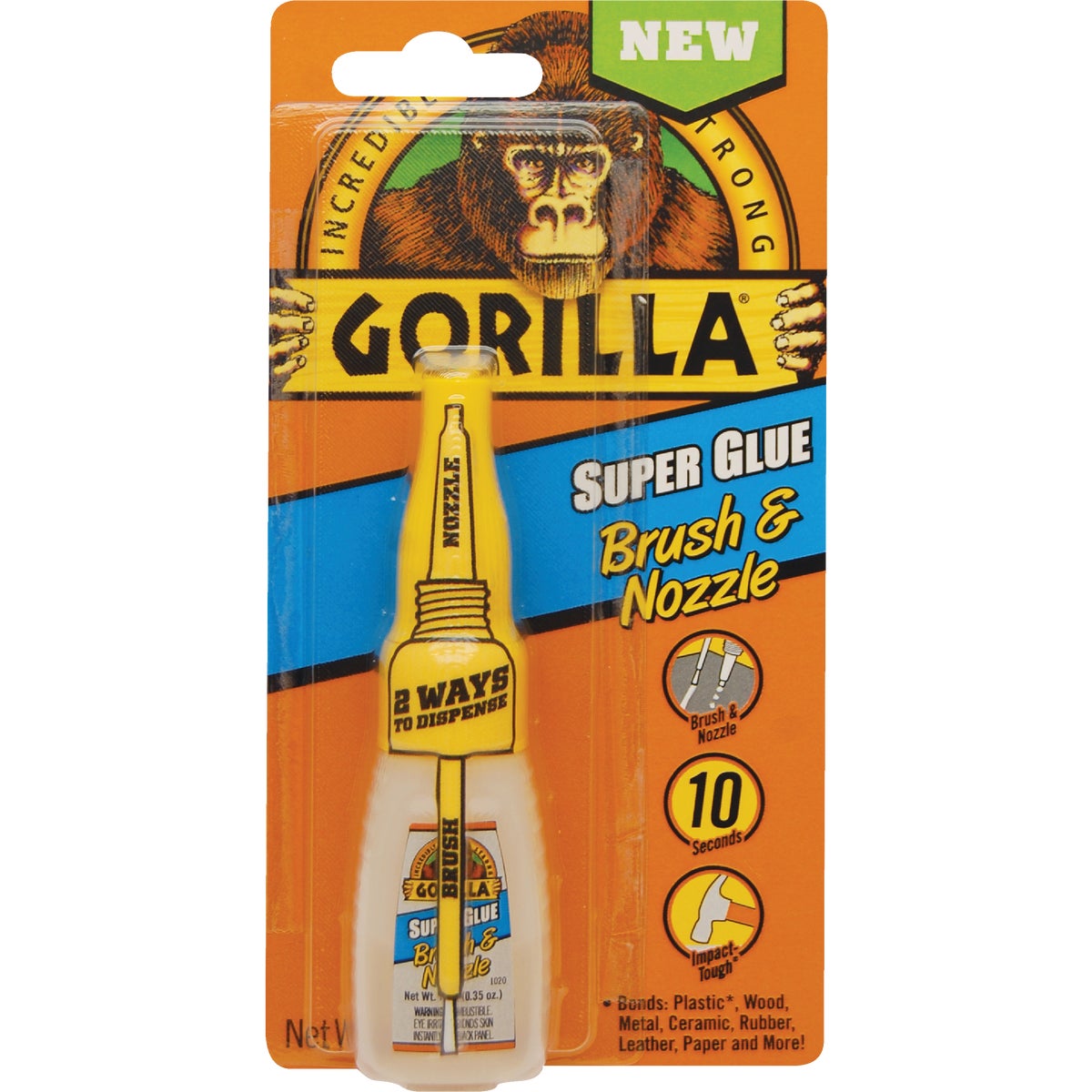 Gorilla Brush & Nozzle Super Glue 303131