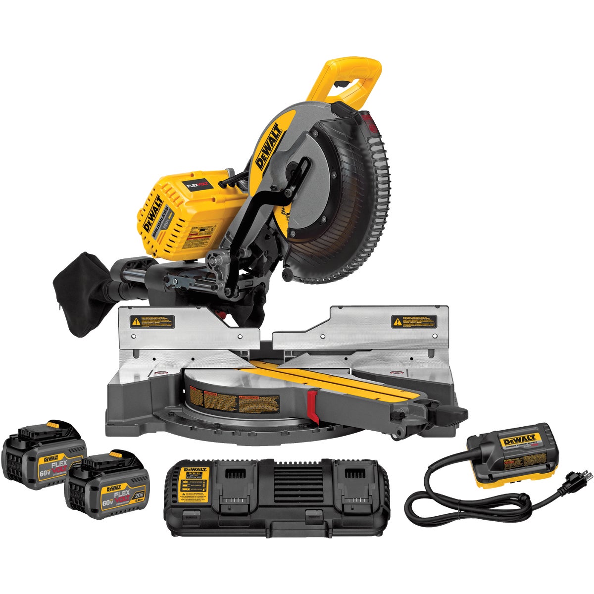 DeWalt Flexvolt 120V MAX Brushless Sliding Cordless Miter Saw Kit 303306