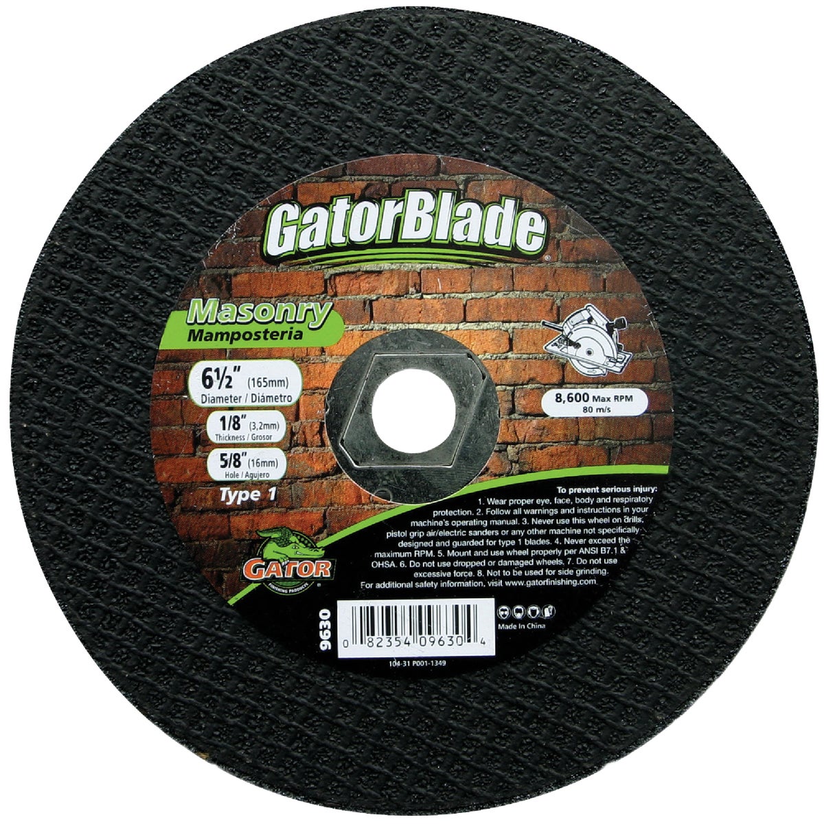 Gator Blade Type 1 Cut-Off Wheel 303344