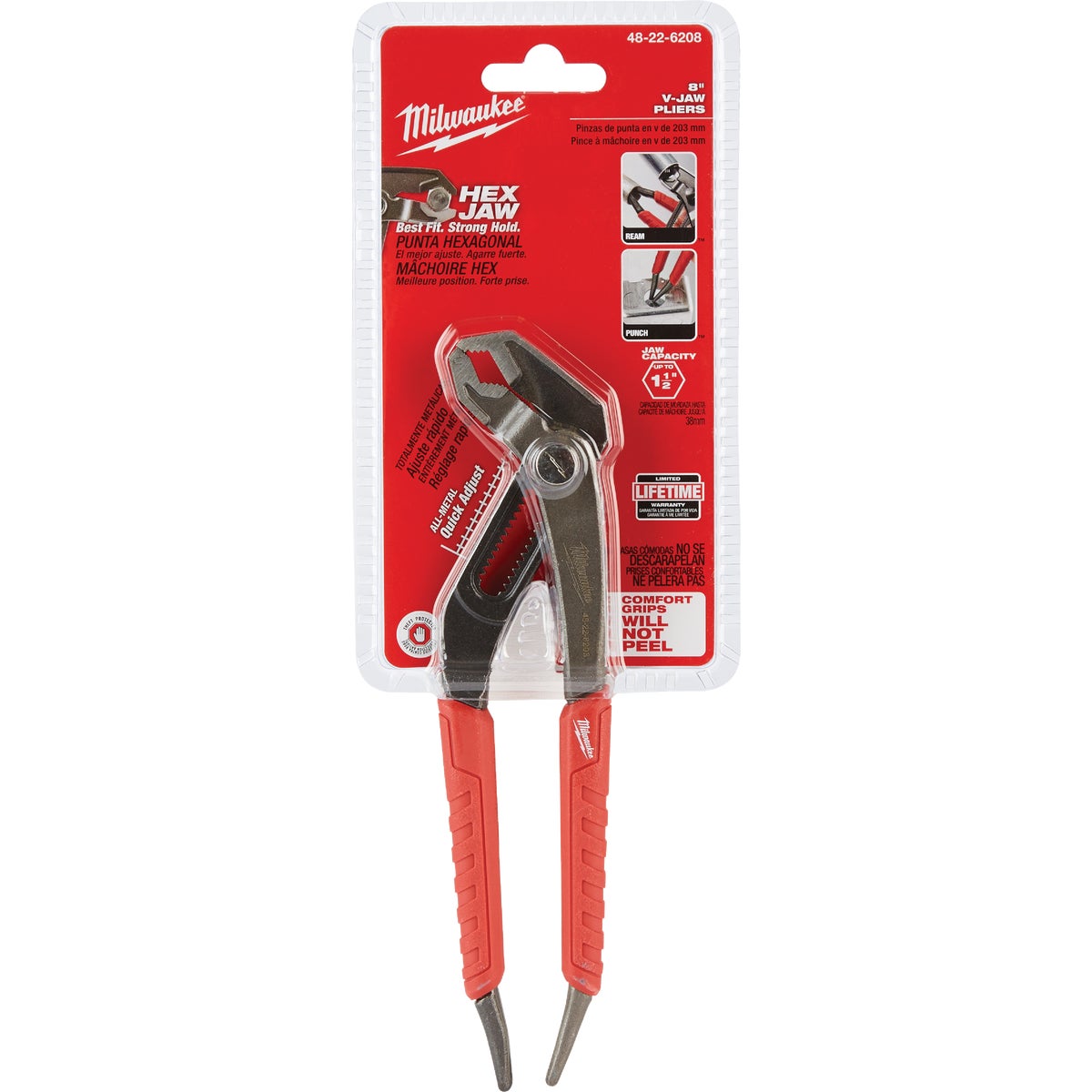 8" V-JAW PLIER