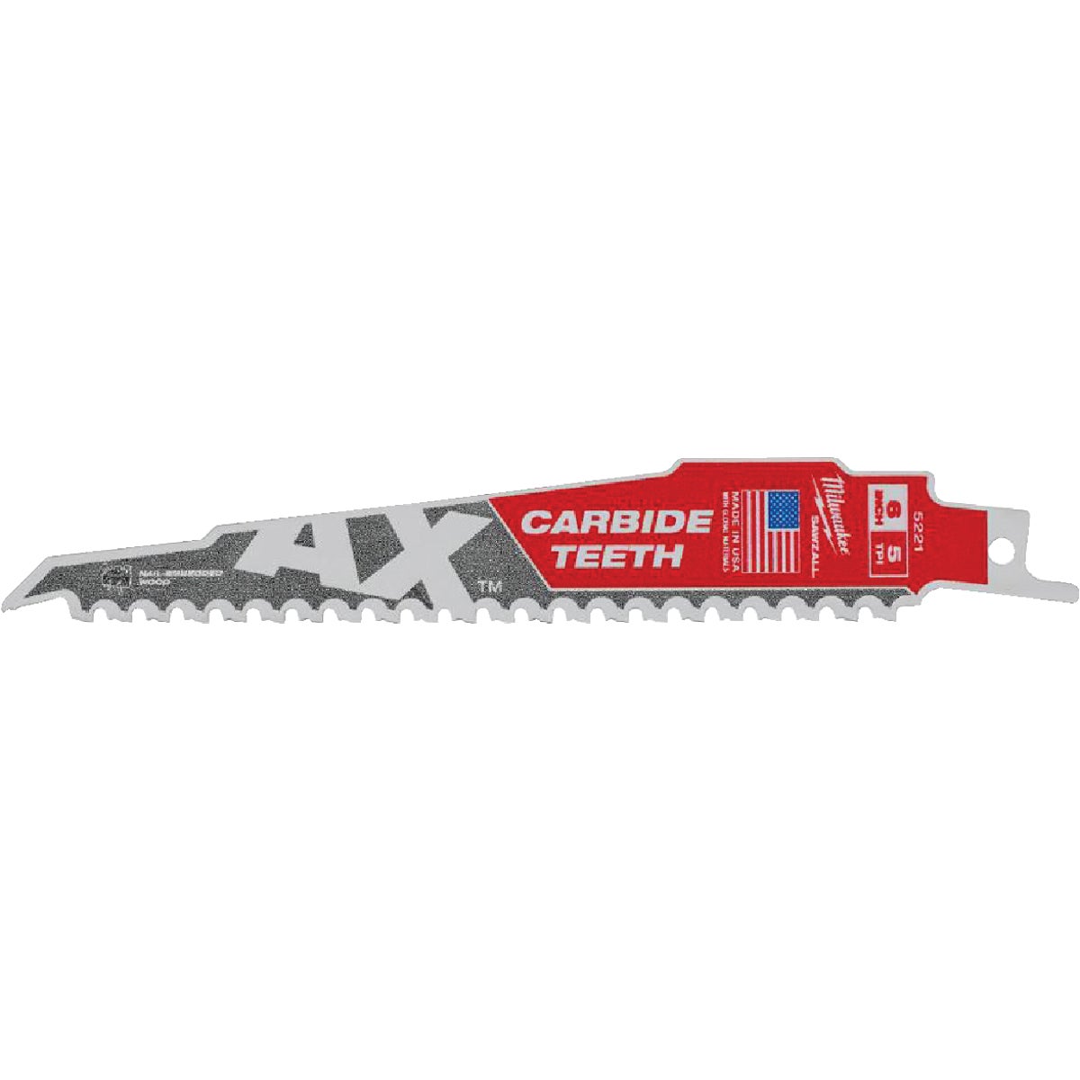 6" CAX SAWZALL BLADE