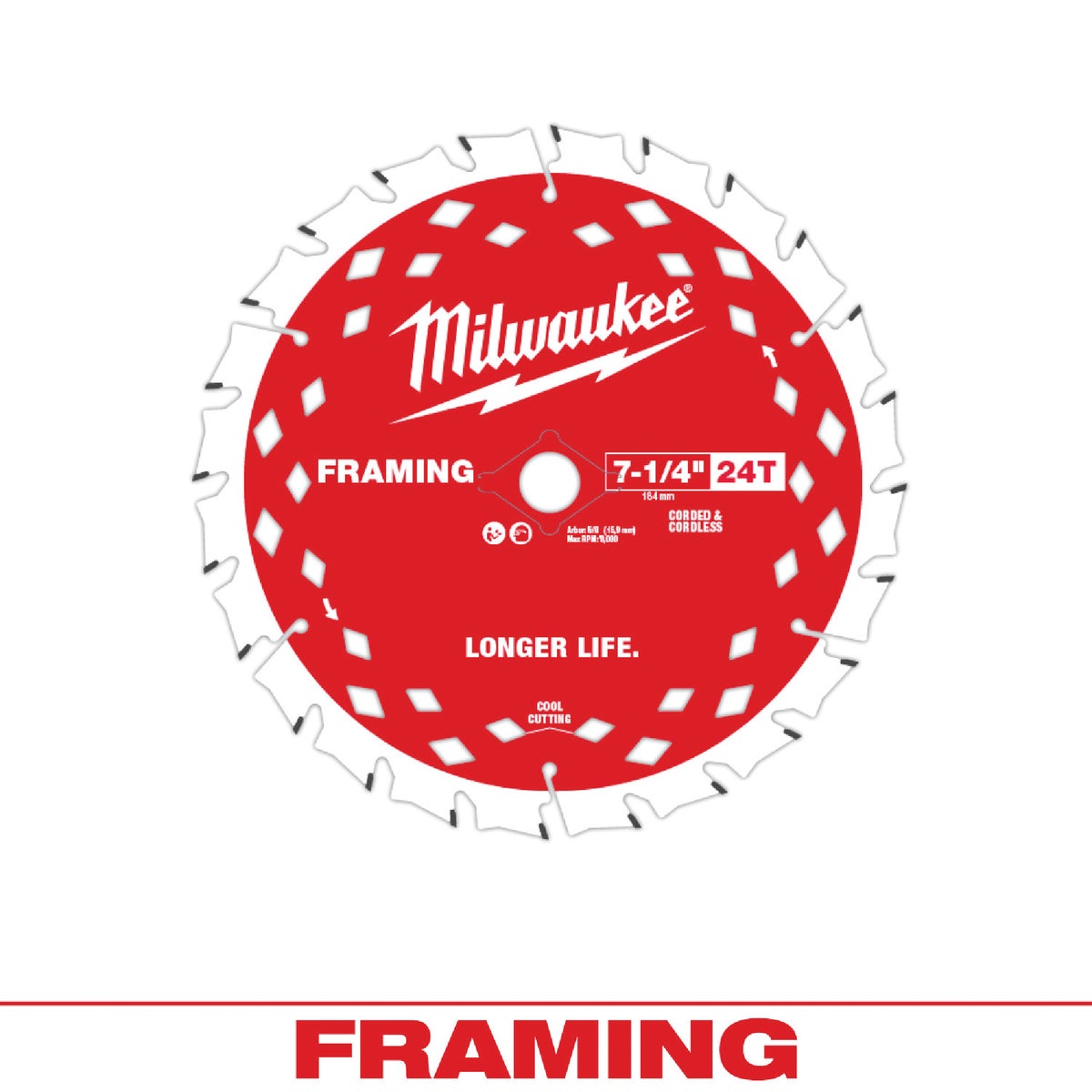 7-1/4" 24T FRAMING BLADE