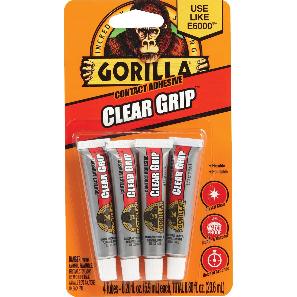 Gorilla Clear Grip Multi-Purpose Adhesive 303959