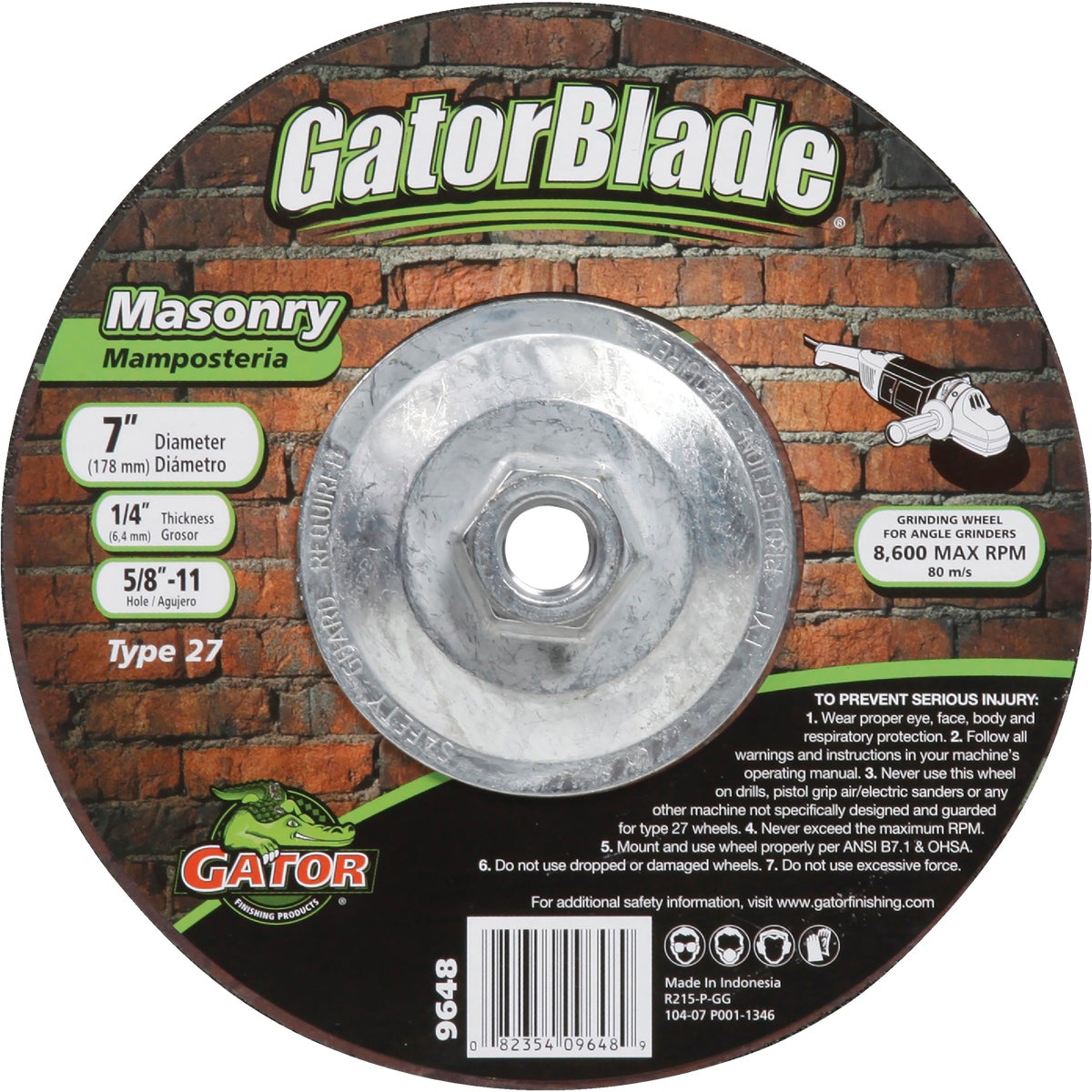 Gator Blade Type 27 Cut-Off Wheel 304478