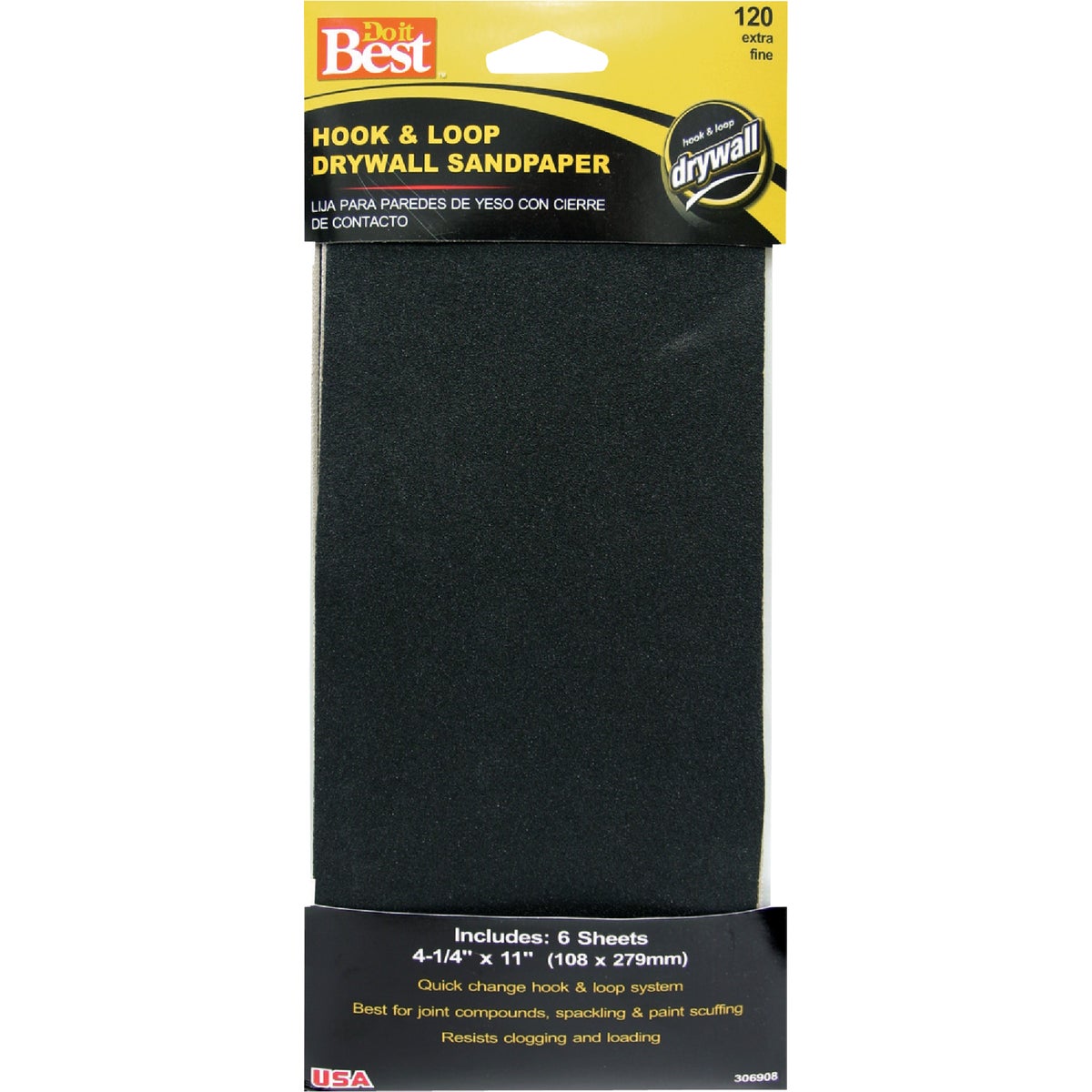 Do it Best Hook And Loop Drywall Sandpaper 306908