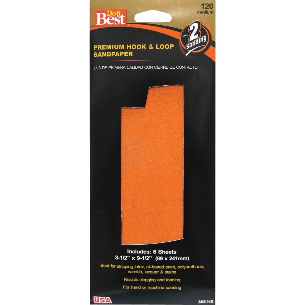 Premium Hook And Loop Sandpaper 308145