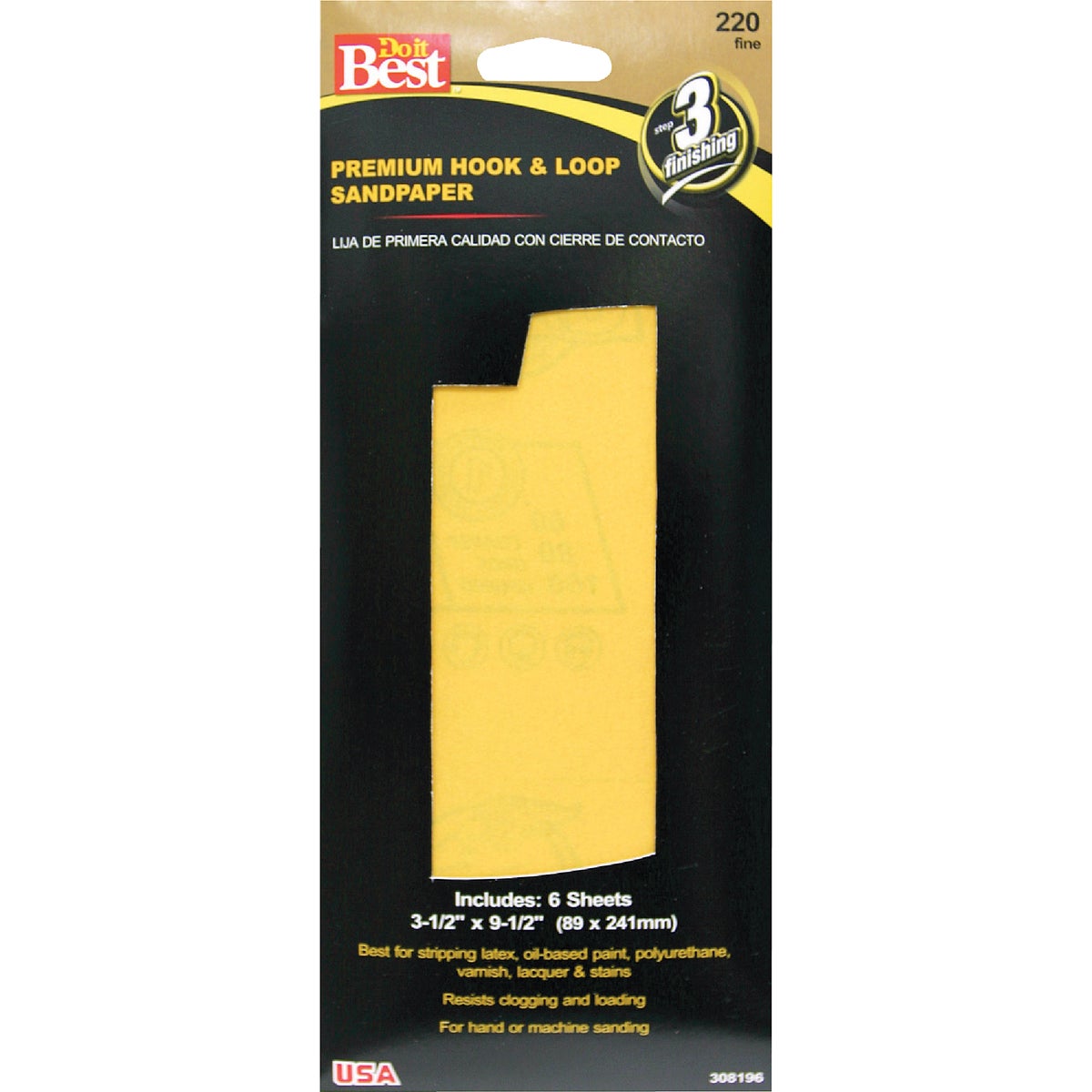 Premium Hook And Loop Sandpaper 308196