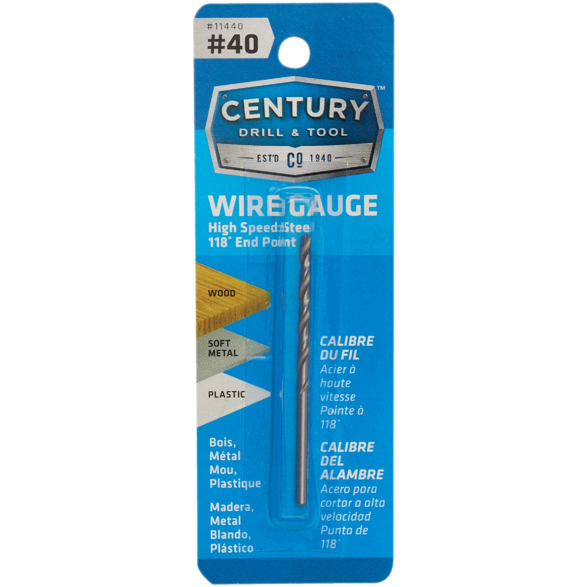 NUMBER 40 DRILL BIT